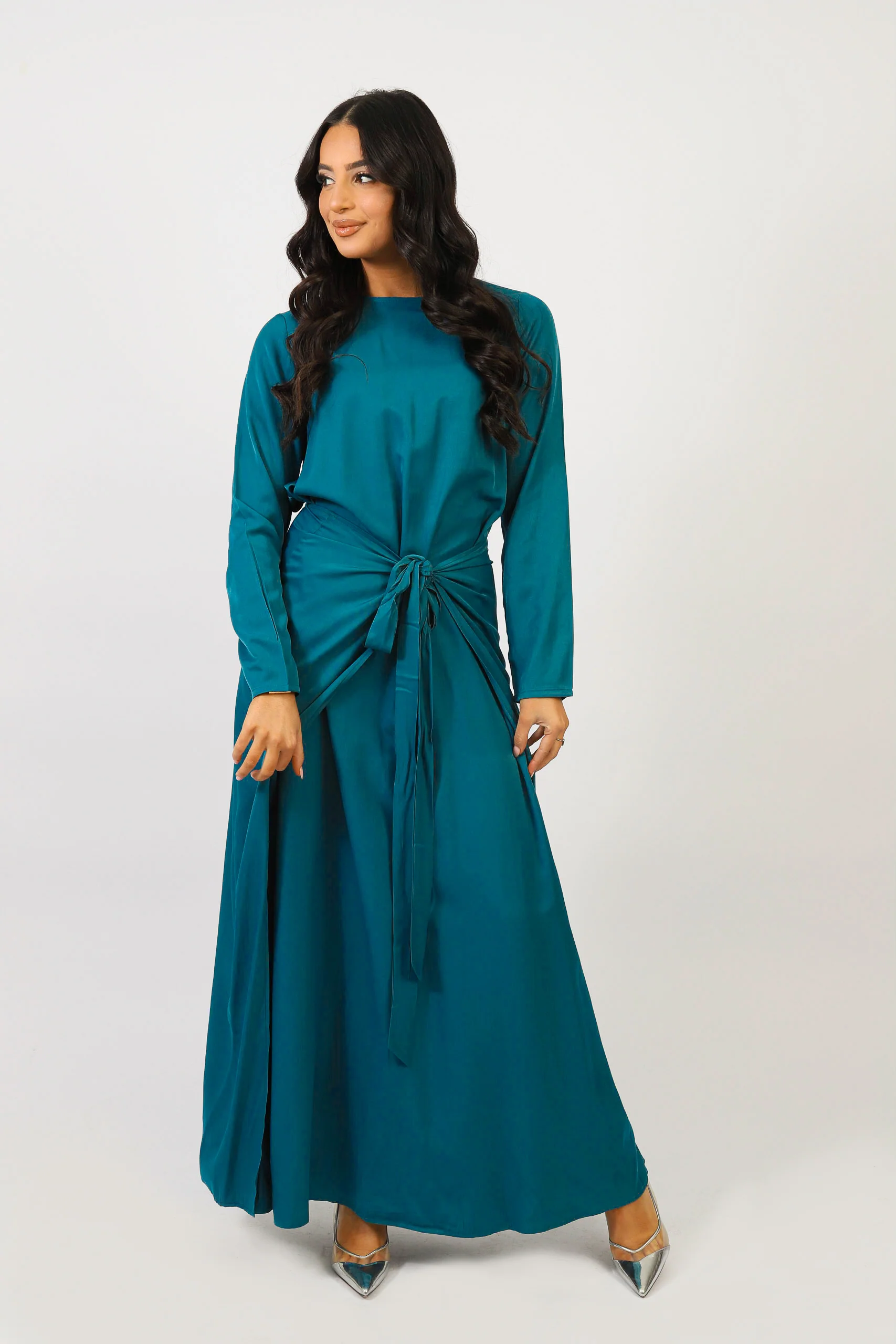 Inaya Skirt Overlay Maxi Dress - Image 10
