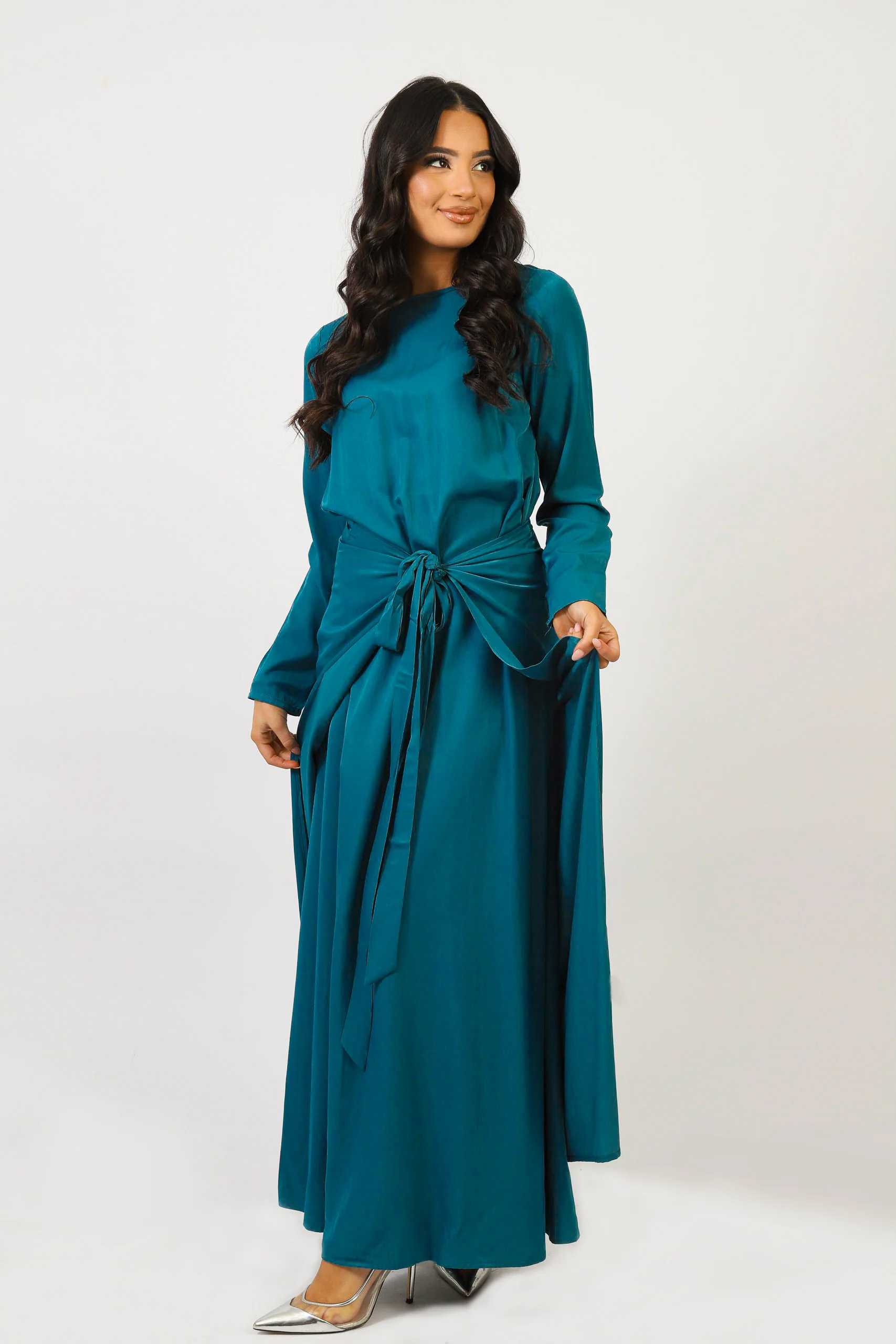 Inaya Skirt Overlay Maxi Dress - Image 11