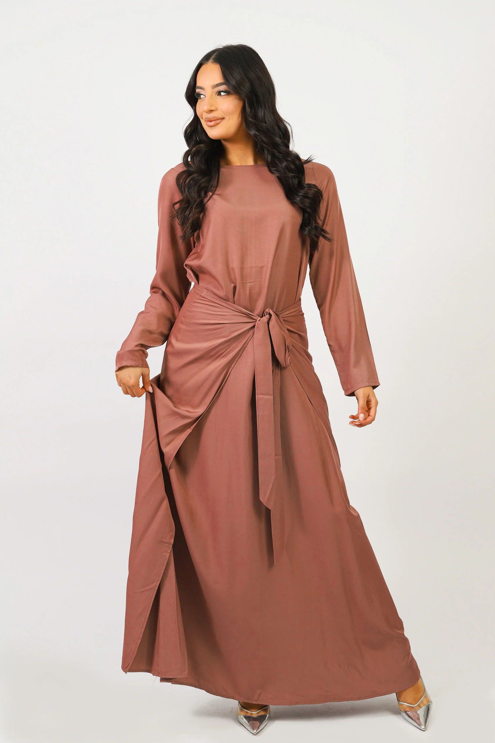 Inaya Skirt Overlay Maxi Dress - Image 3