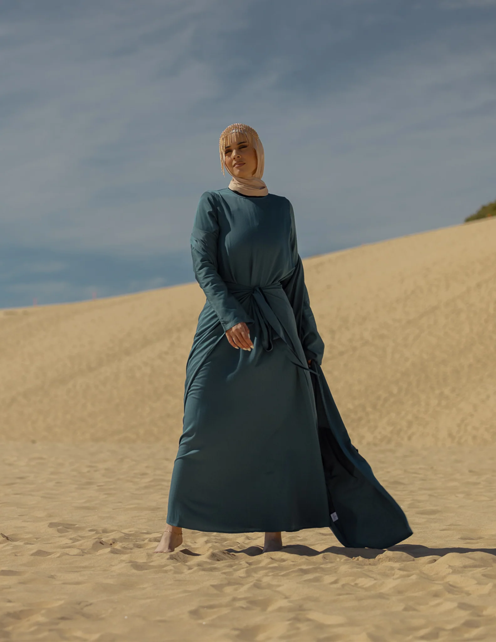 Inaya Skirt Overlay Maxi Dress - Image 8
