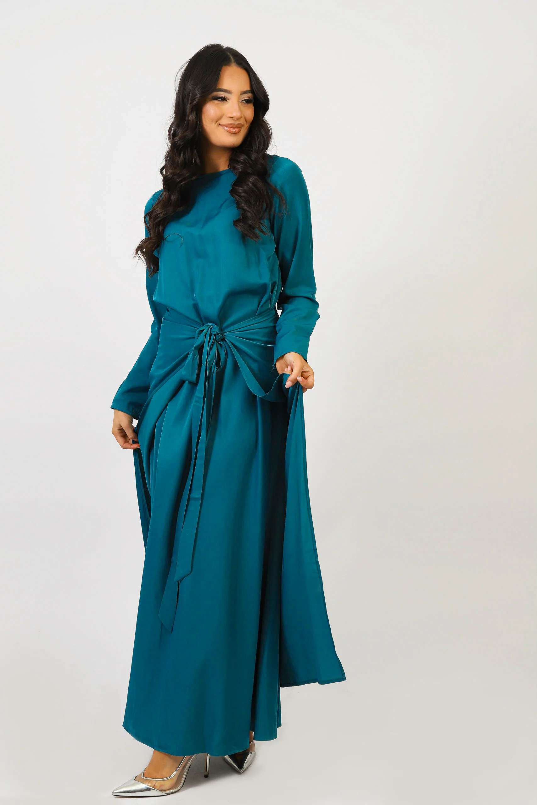 Inaya Skirt Overlay Maxi Dress - Image 9