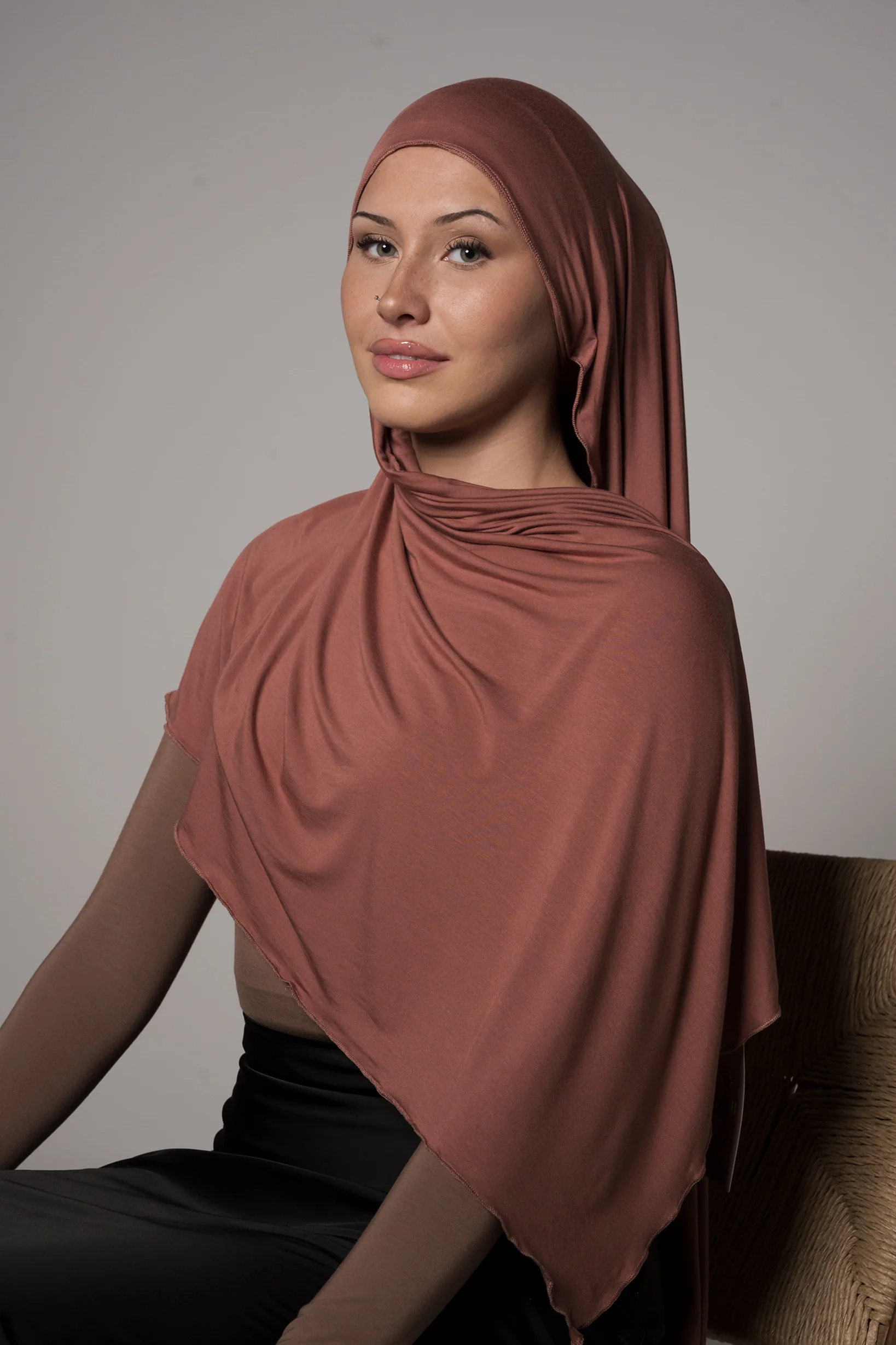 Instant Jersey Hijab - Dark Shades - Image 6