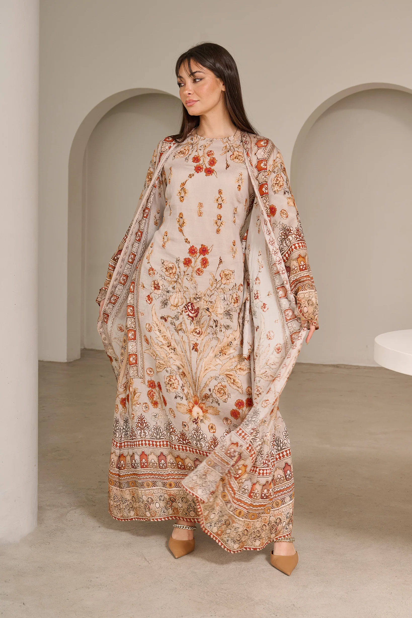 Izavel Maxi Brown Print Bundle - Image 3