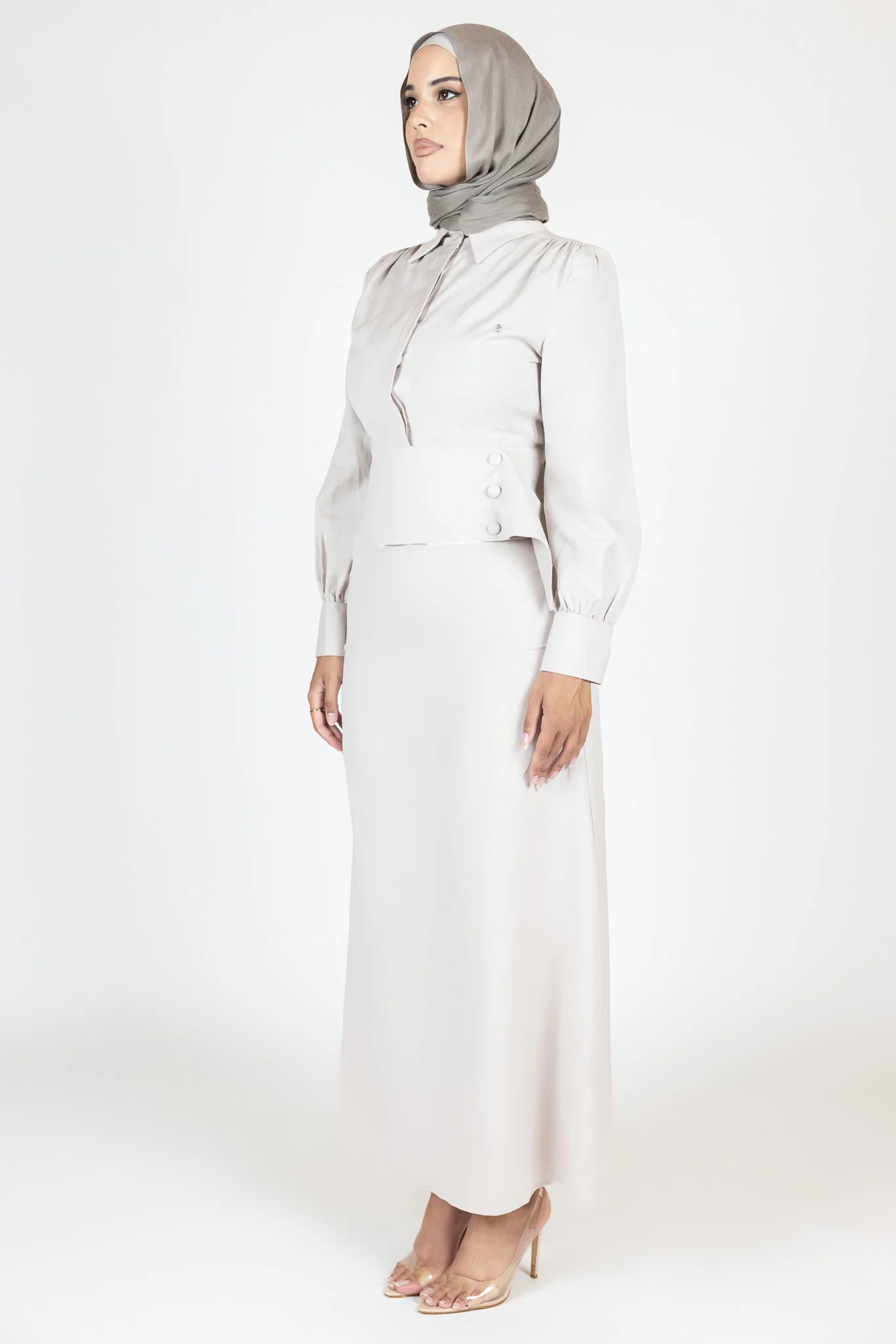 Jarita Detailed Linen Blouse - Image 10