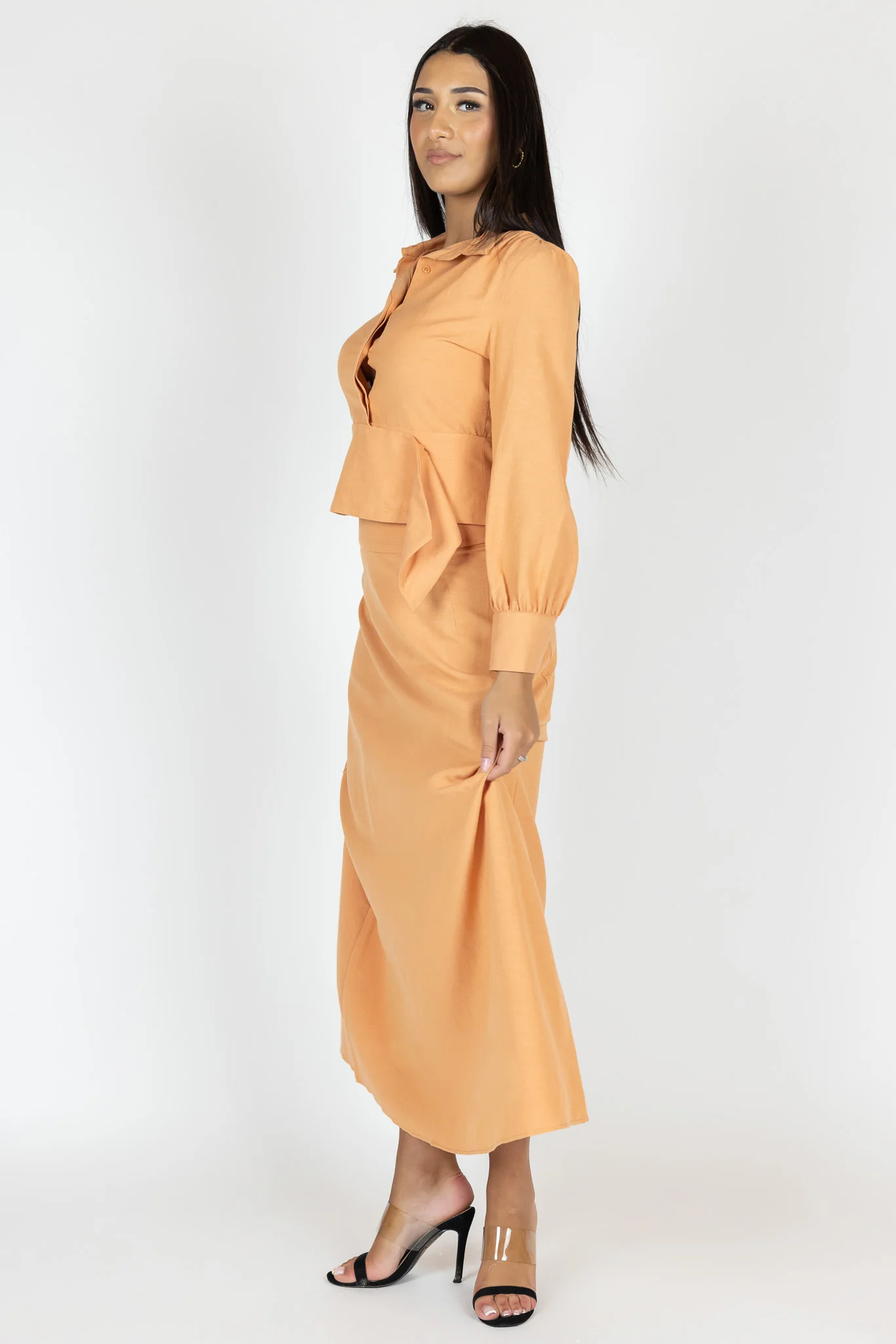 Jarita Linen Skirt - Image 11