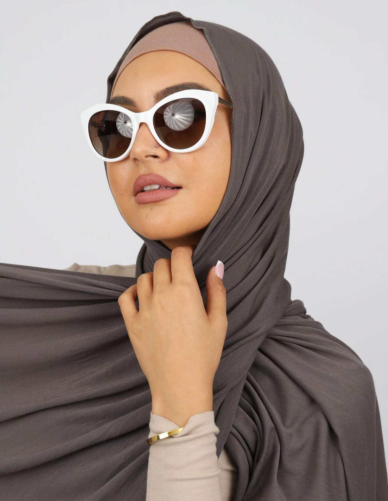 Jersey Scarf - Shades of Black - Image 3