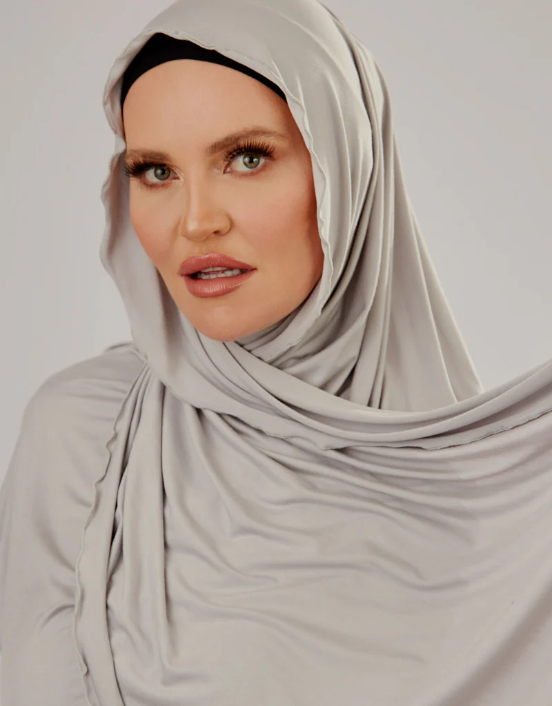 Jersey Scarf - Shades of Grey - Image 6