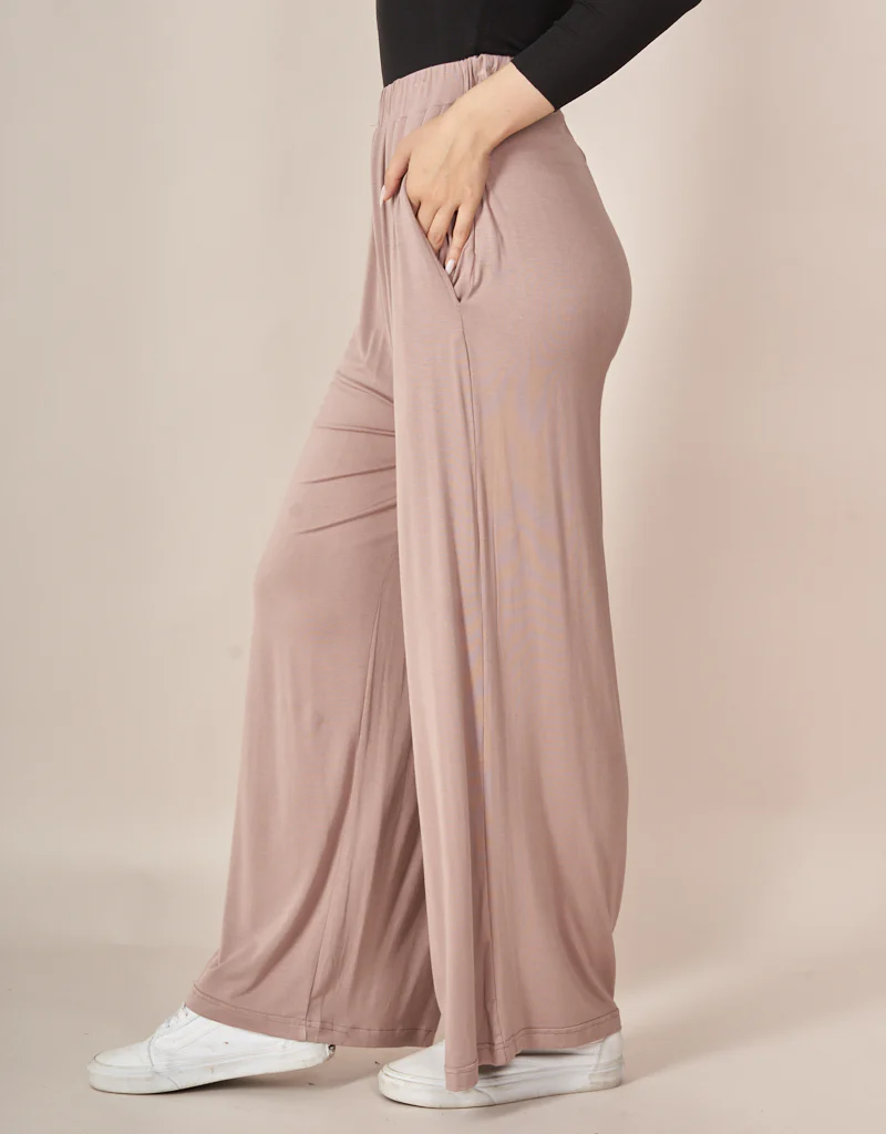 Jersey Wide Leg Pants - Image 15