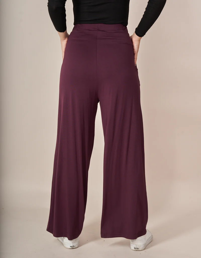 Jersey Wide Leg Pants - Image 20