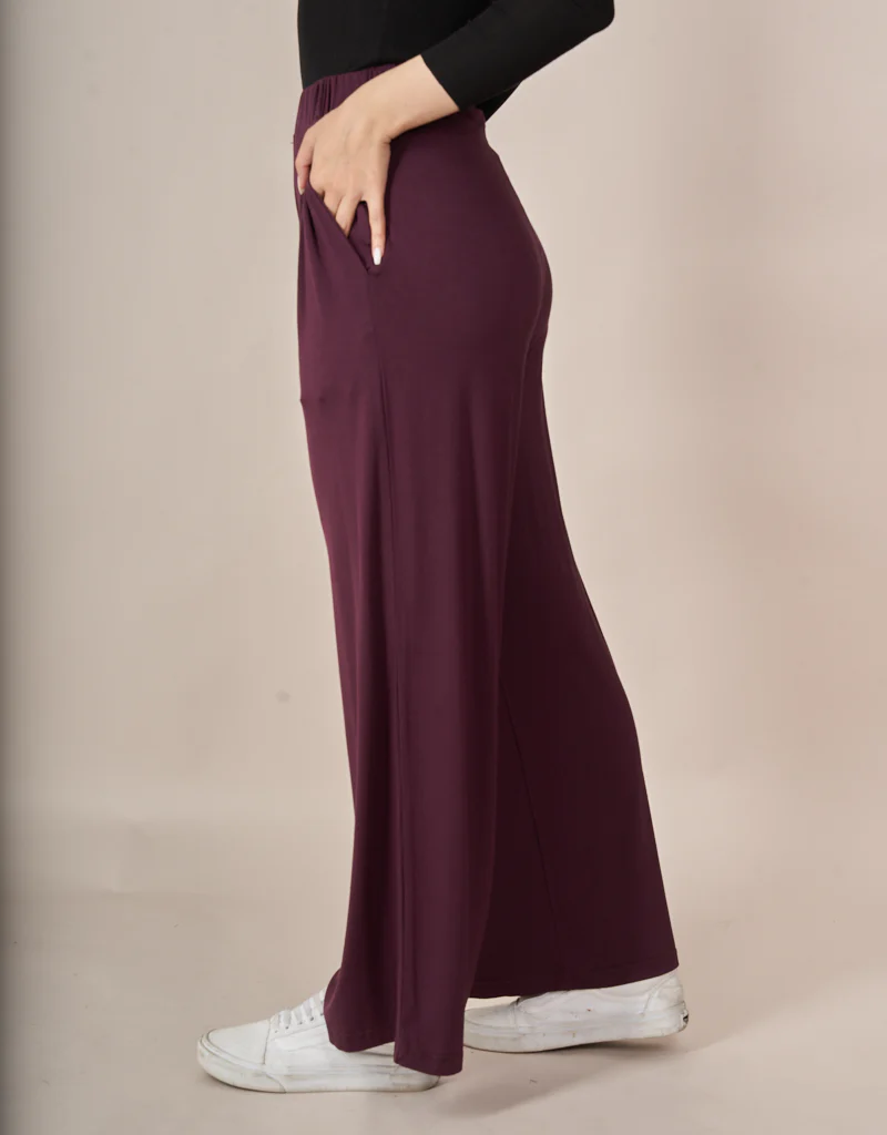 Jersey Wide Leg Pants - Image 21