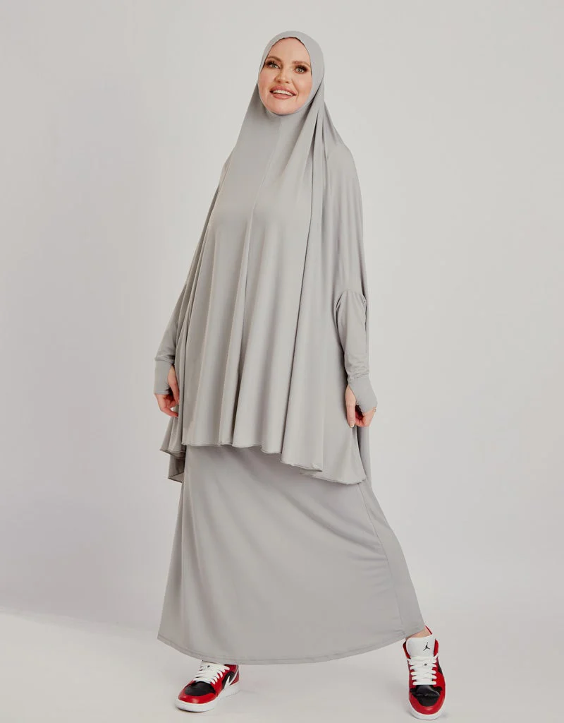 Jilbab Prayer Set - Shades of Grey - Image 11
