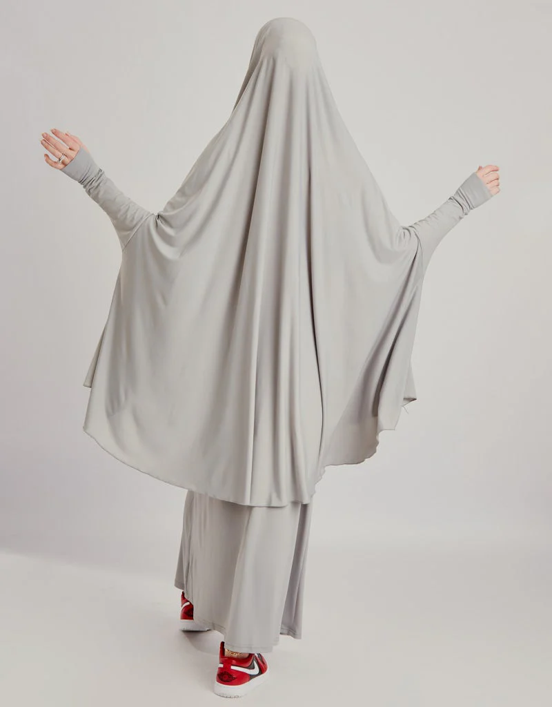 Jilbab Prayer Set - Shades of Grey - Image 13