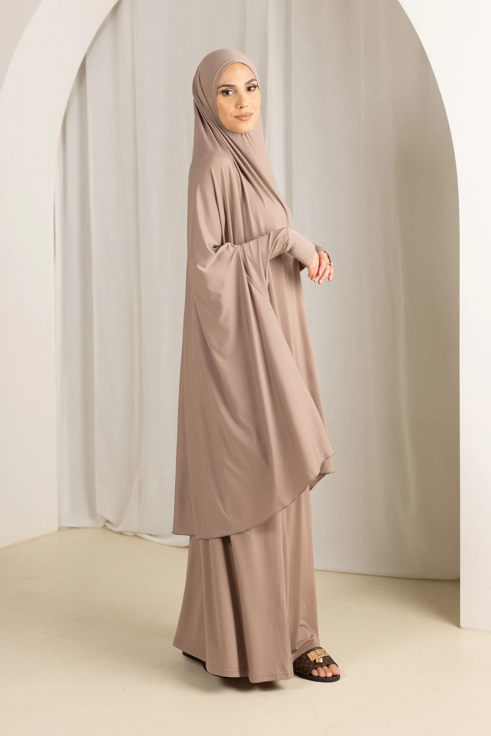 Jilbab Prayer Set - Shades of Nude - Image 15