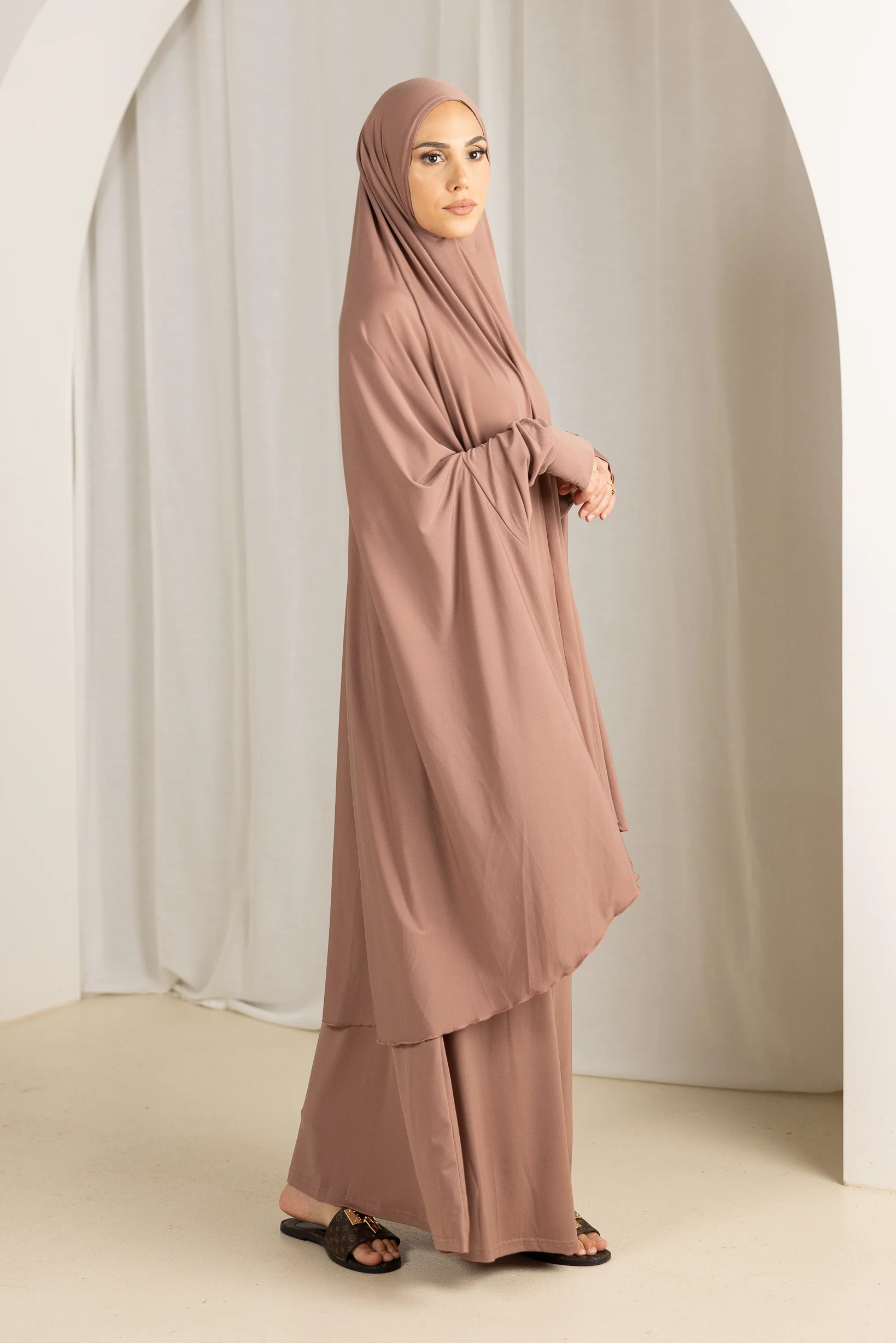 Jilbab Prayer Set - Shades of Pink - Image 4