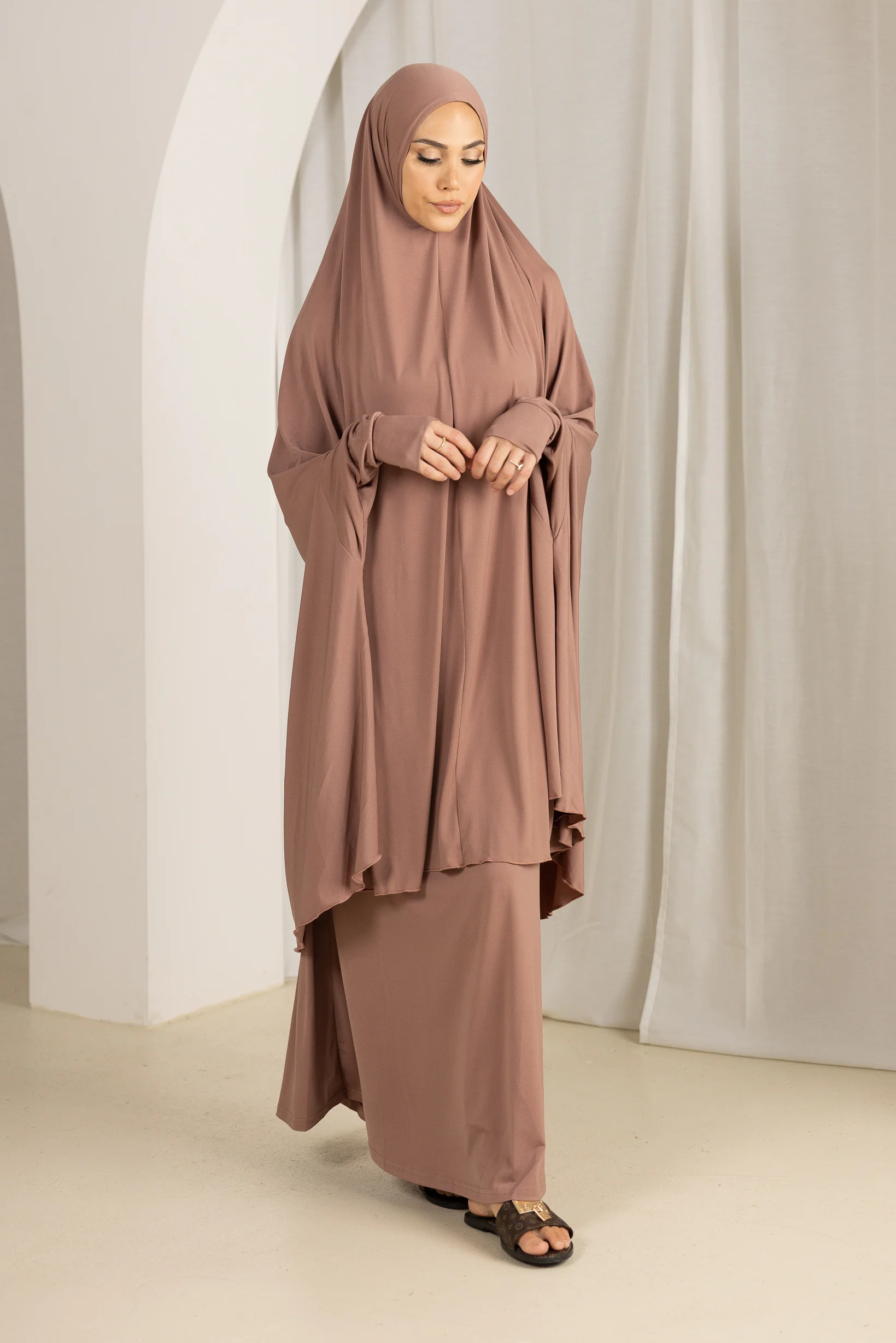Jilbab Prayer Set - Shades of Pink - Image 5