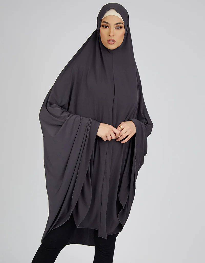 Jilbab No Sleeve Smooth Fit - Shades of Black - Image 8