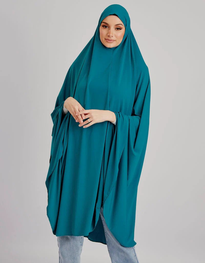 Jilbab No Sleeve Smooth Fit - Shades of Blue - Image 21