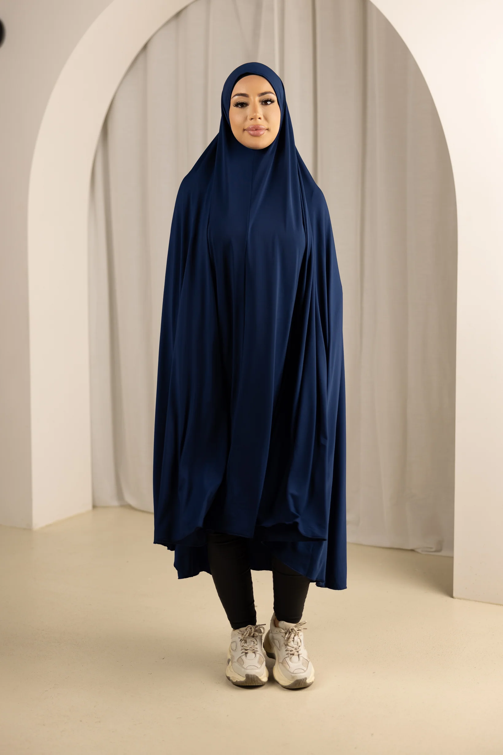 Jilbab No Sleeve Smooth Fit - Shades of Blue - Image 3