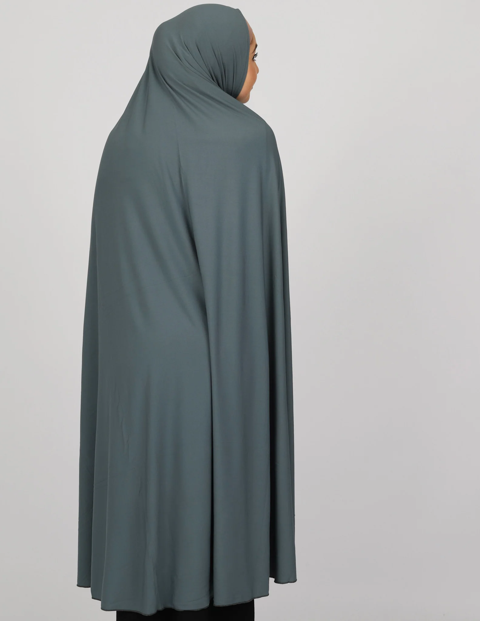 Jilbab No Sleeve Smooth Fit - Shades of Grey - Image 17