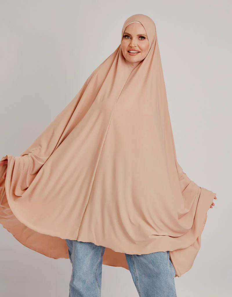 Jilbab No Sleeve Smooth Fit - Shades of Nude - Image 15