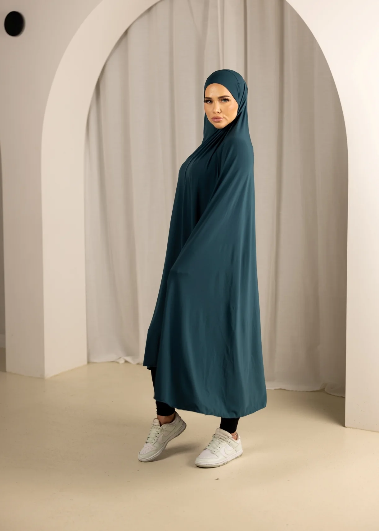 Jilbab No Sleeve Panel Fit - Shades of Blue - Image 8