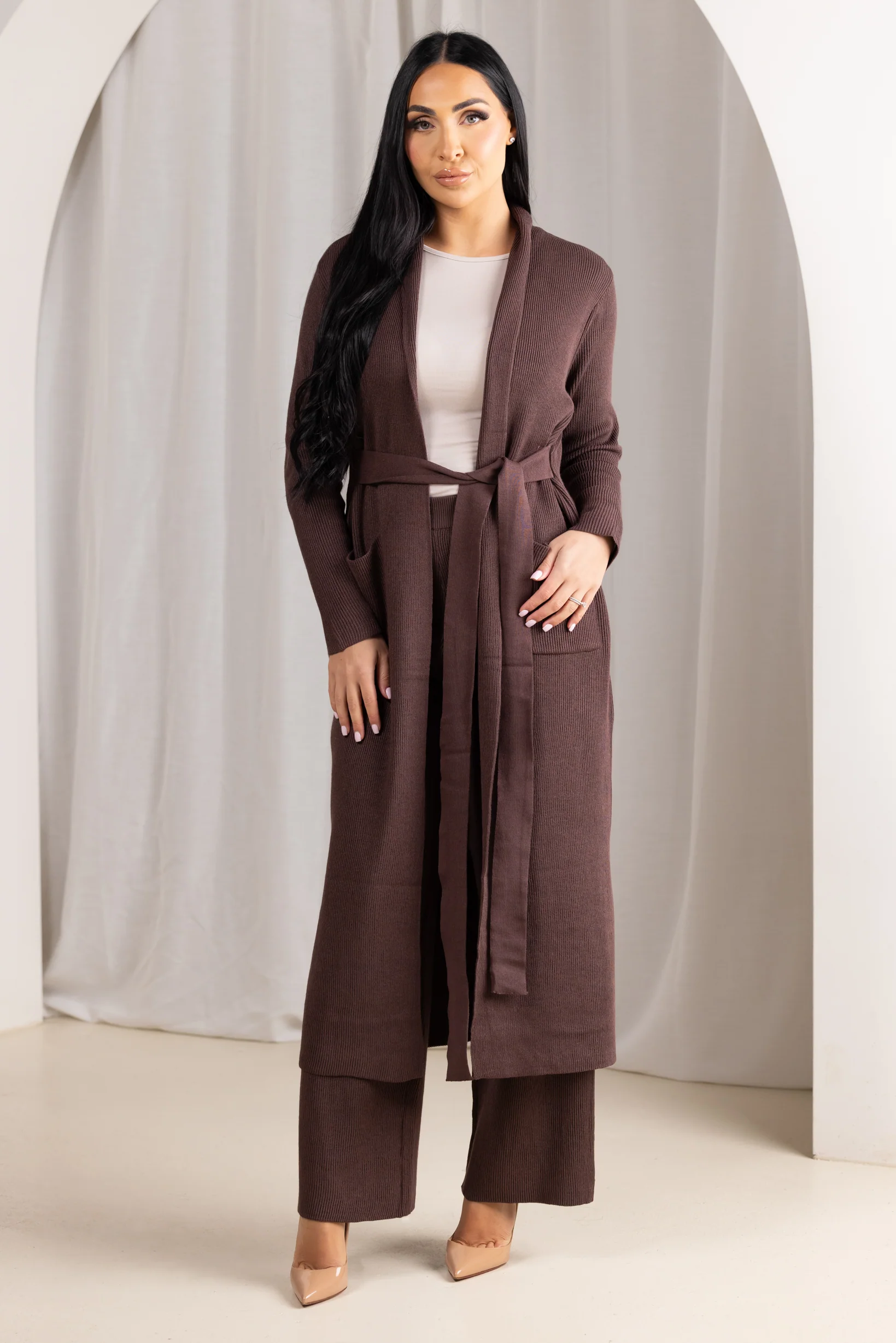 Jolanda Knit Cardigan & Pants Set - Image 14