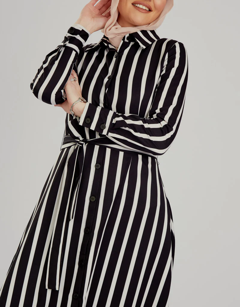 Jovial Stripe Dress - Image 6