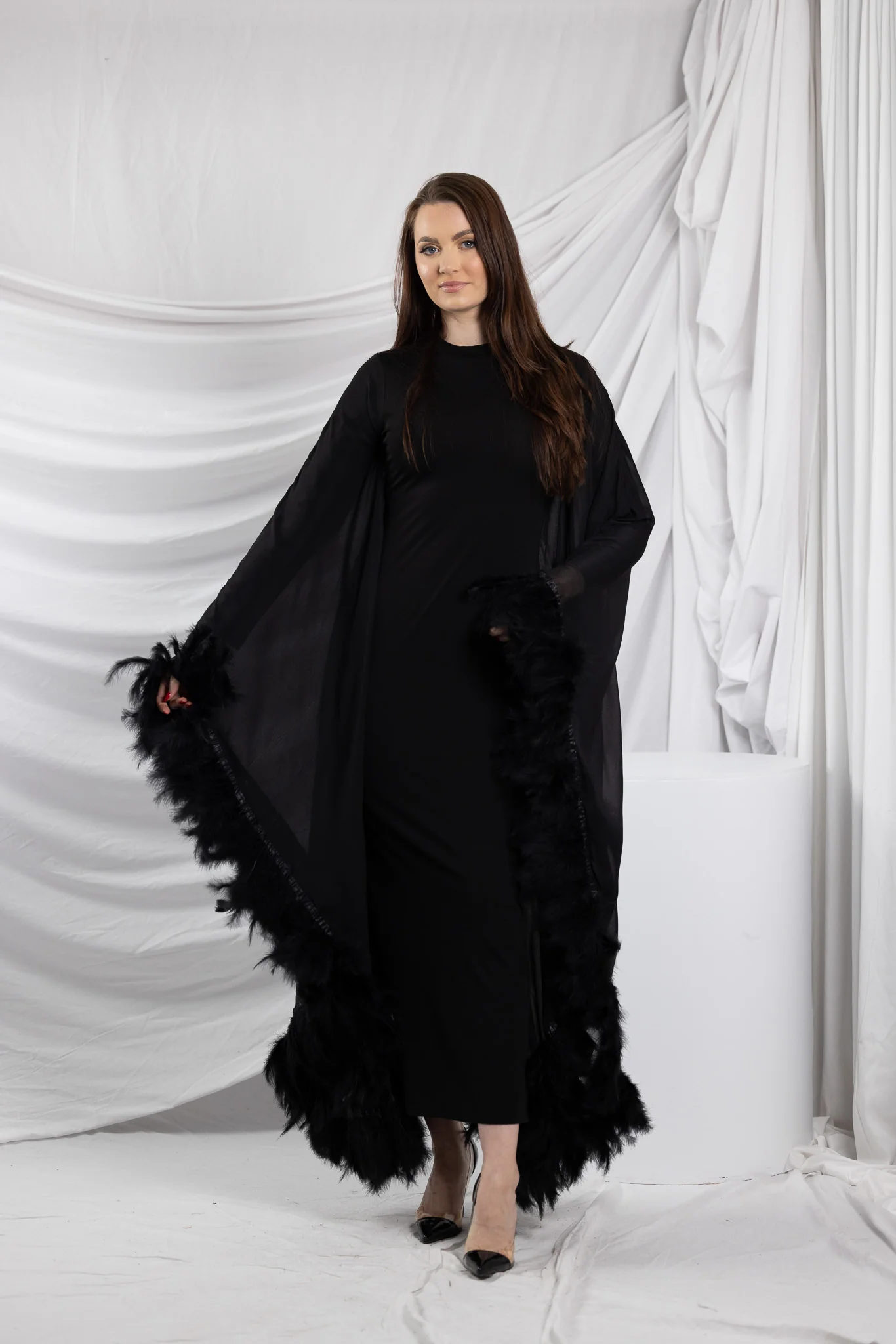 Kairo Feather Detailed Dress - Image 4