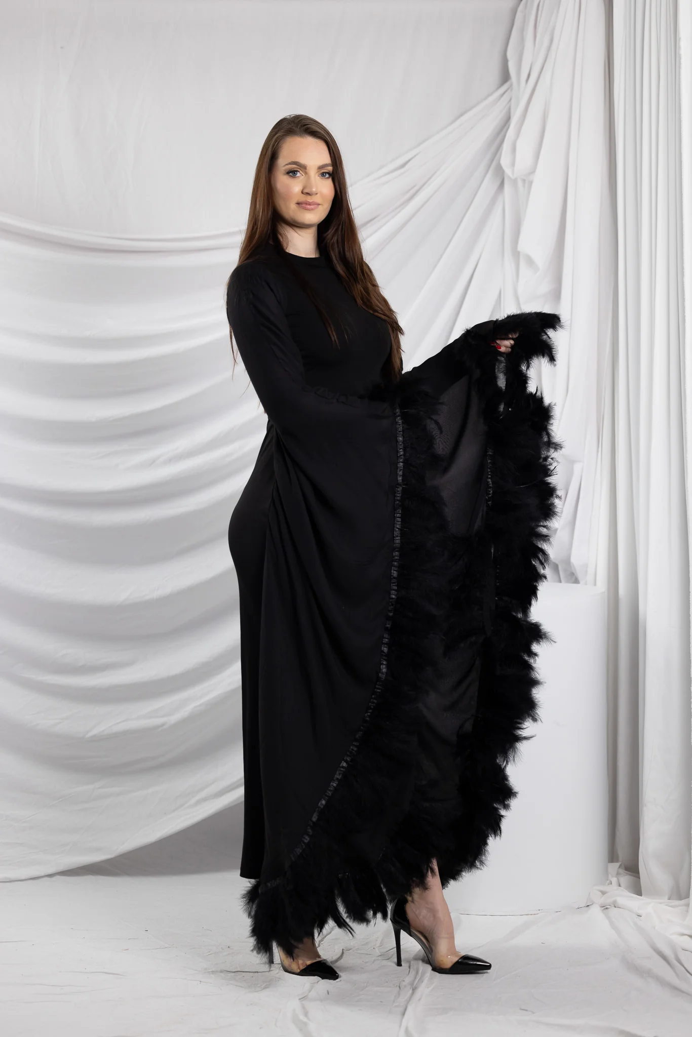 Kairo Feather Detailed Dress - Image 5