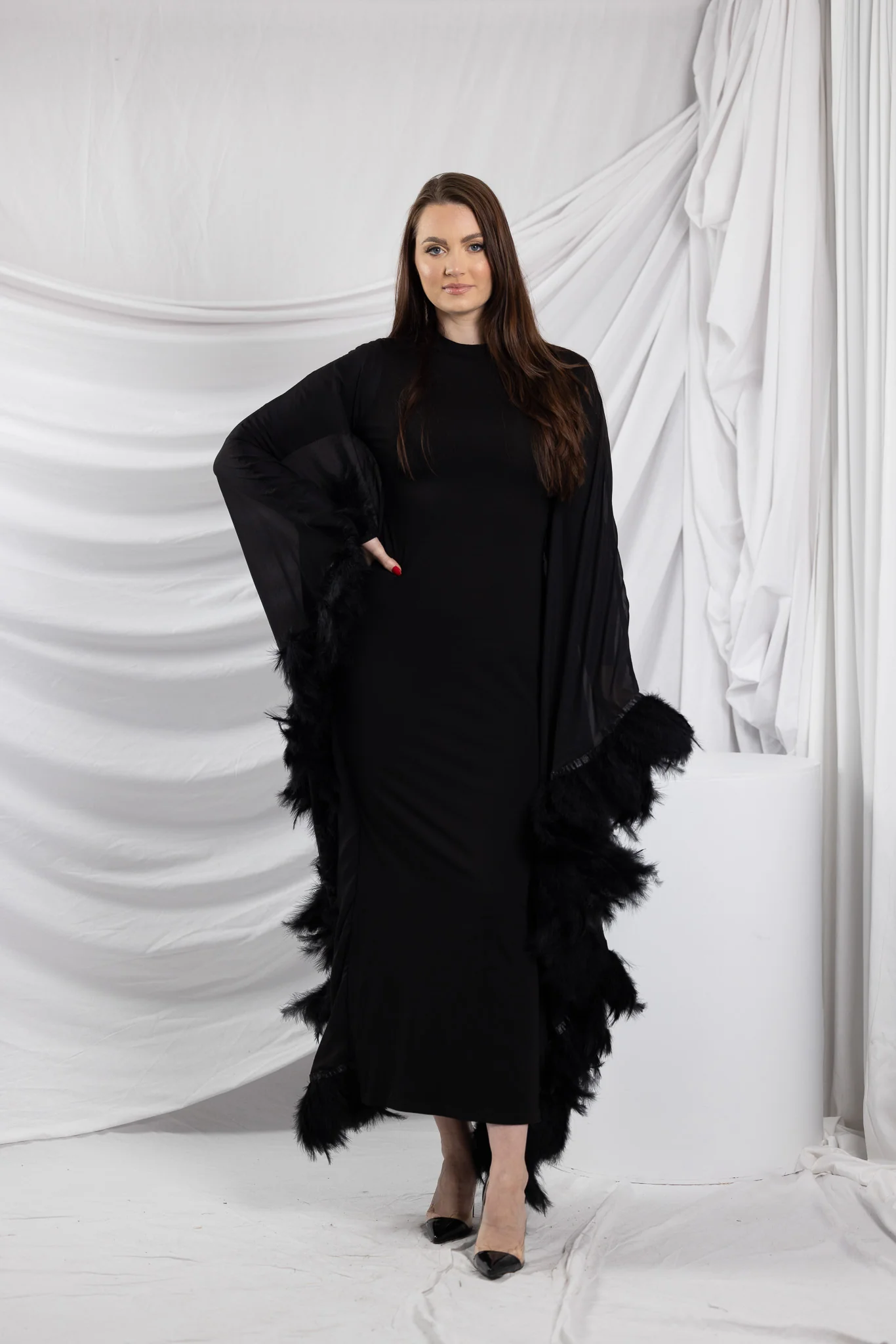 Kairo Feather Detailed Dress - Image 6