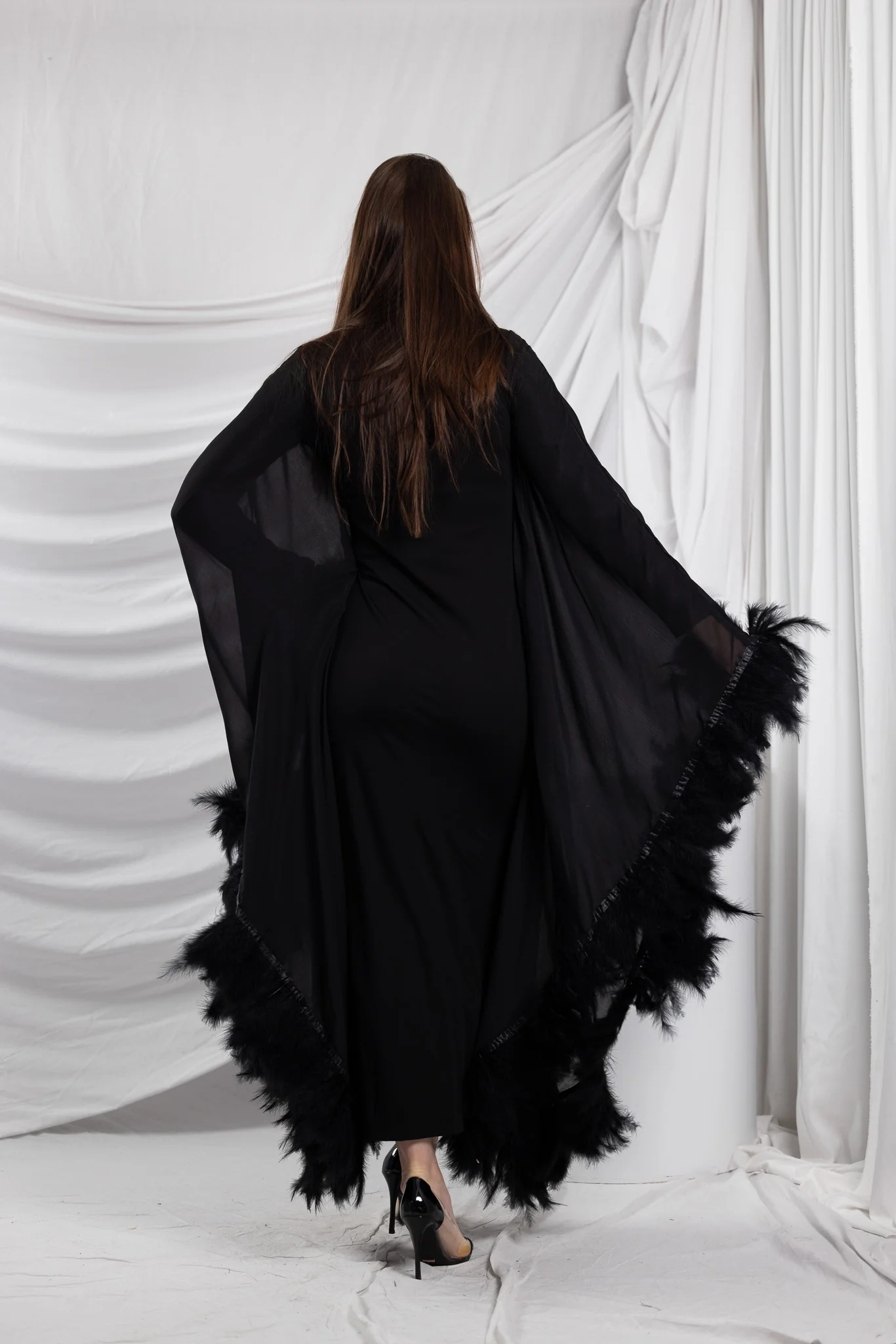 Kairo Feather Detailed Dress - Image 7