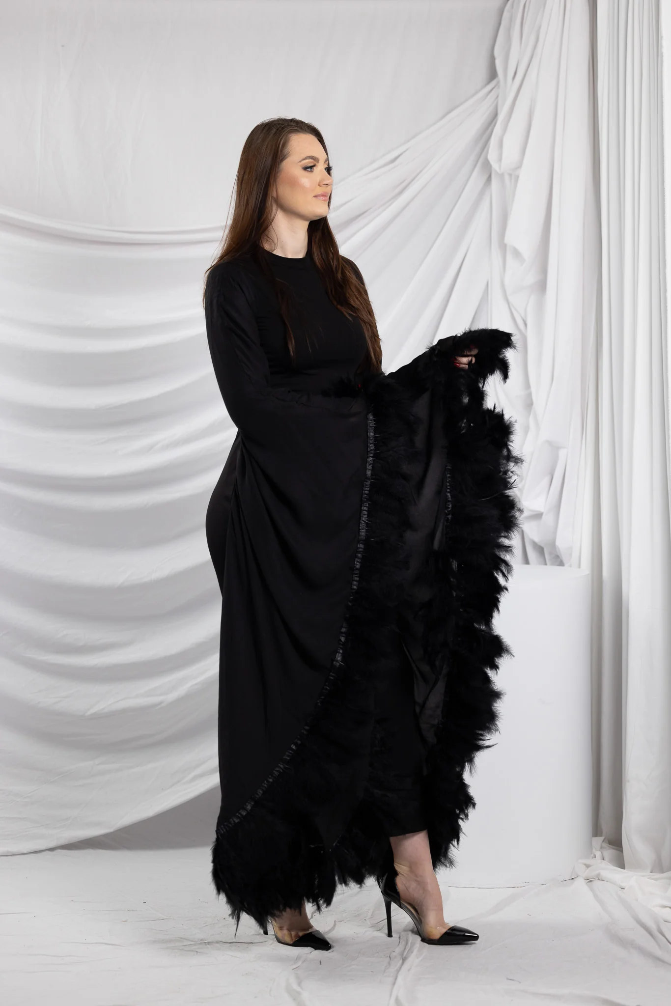 Kairo Feather Detailed Dress - Image 9