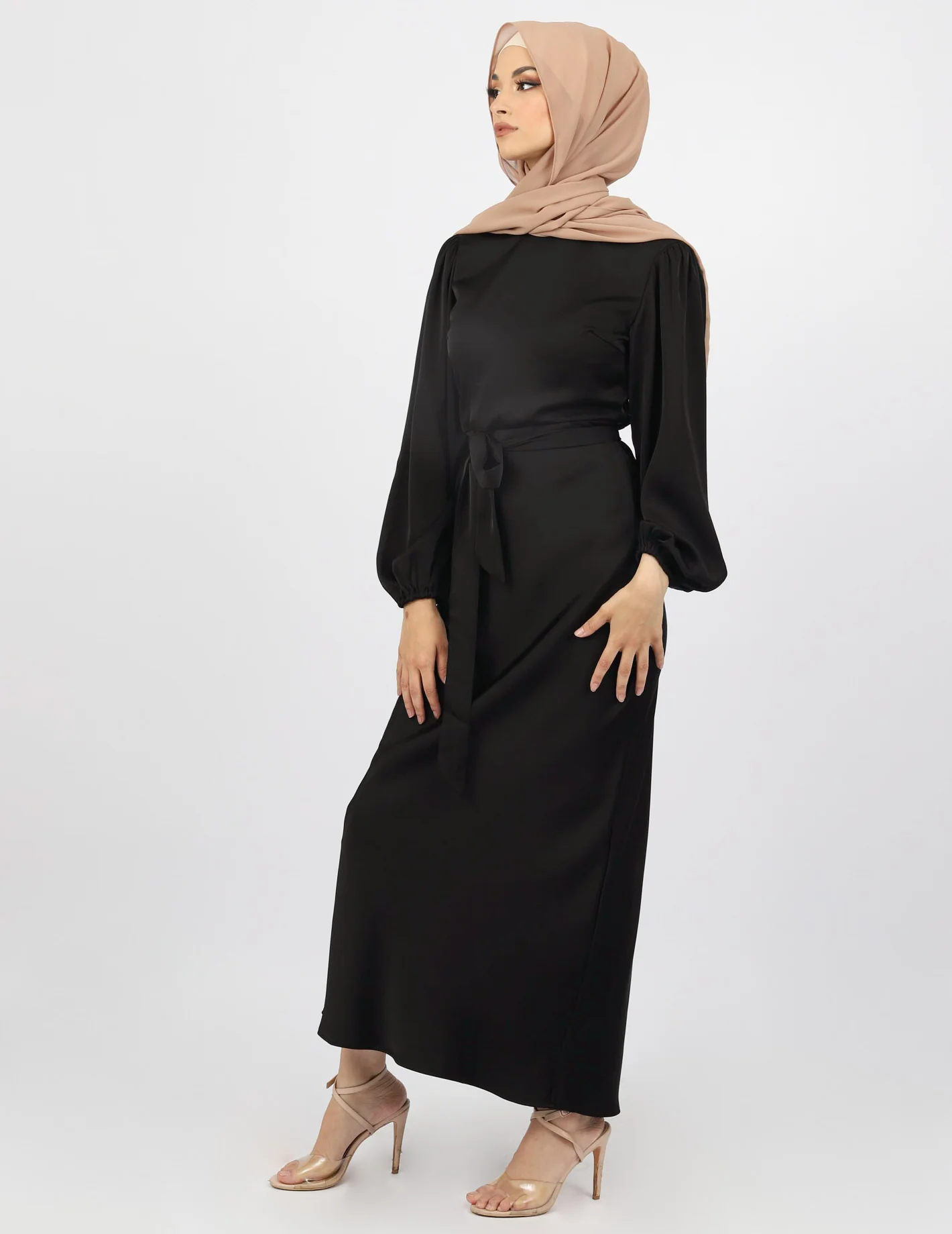 Kaylene Satin Dress - Image 6