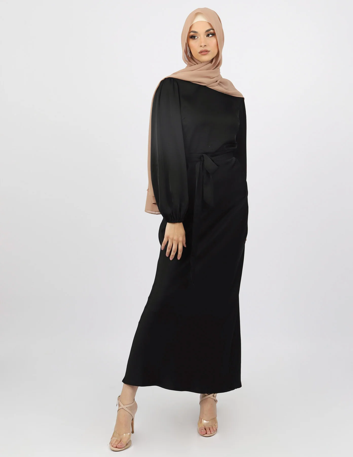 Kaylene Satin Dress - Image 8