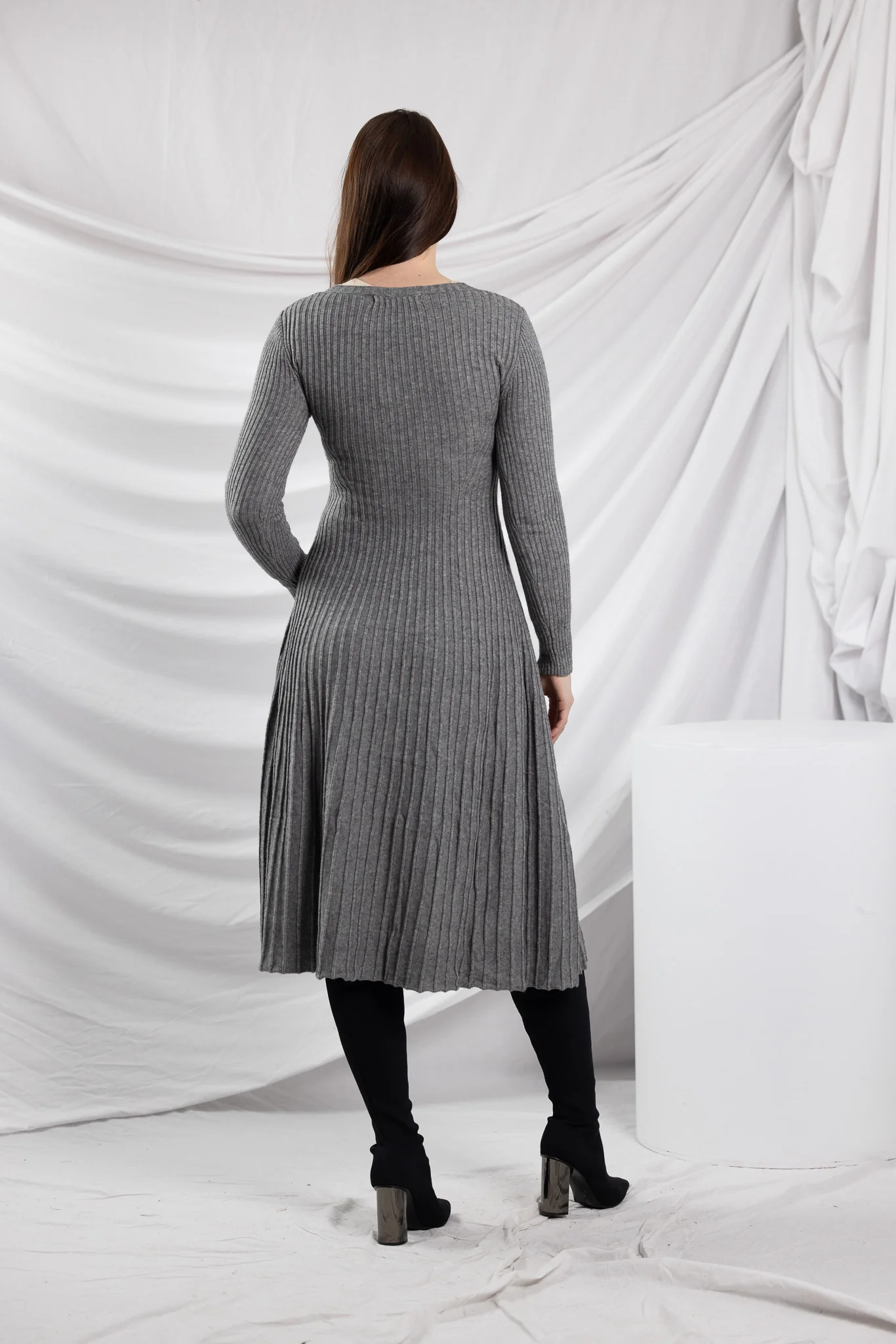 Knit Pleat Sally Dress - Image 10