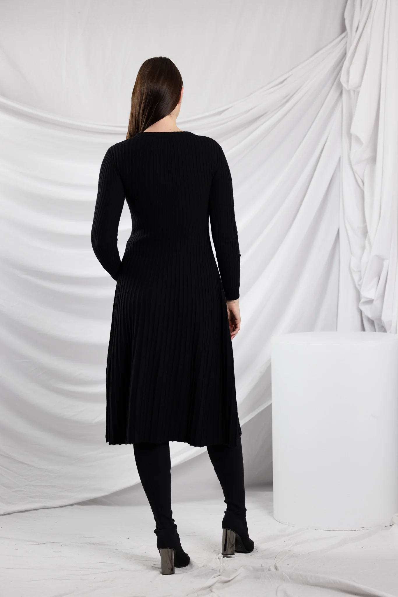 Knit Pleat Sally Dress - Image 11
