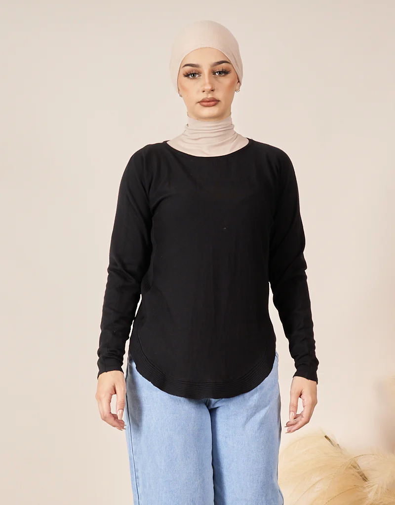 Knitted Loop Jumper - Dark Shades - Image 4