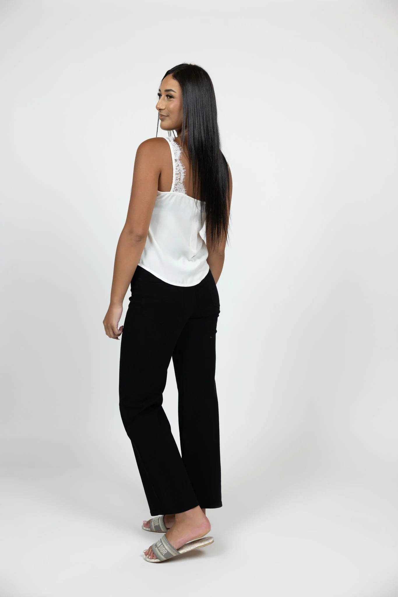 Lace Trim Tank Top - Image 5