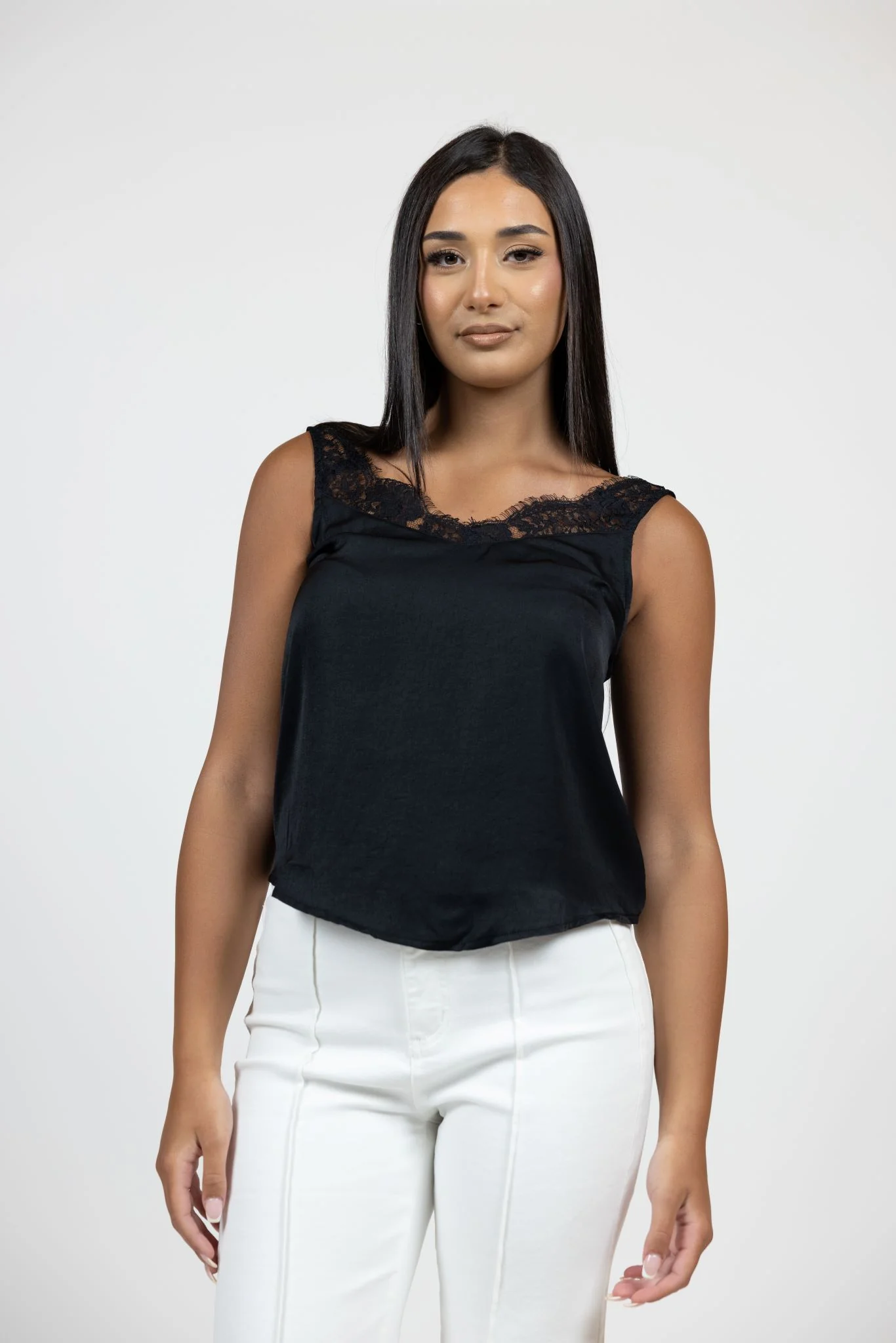 Lace Trim Tank Top - Image 7