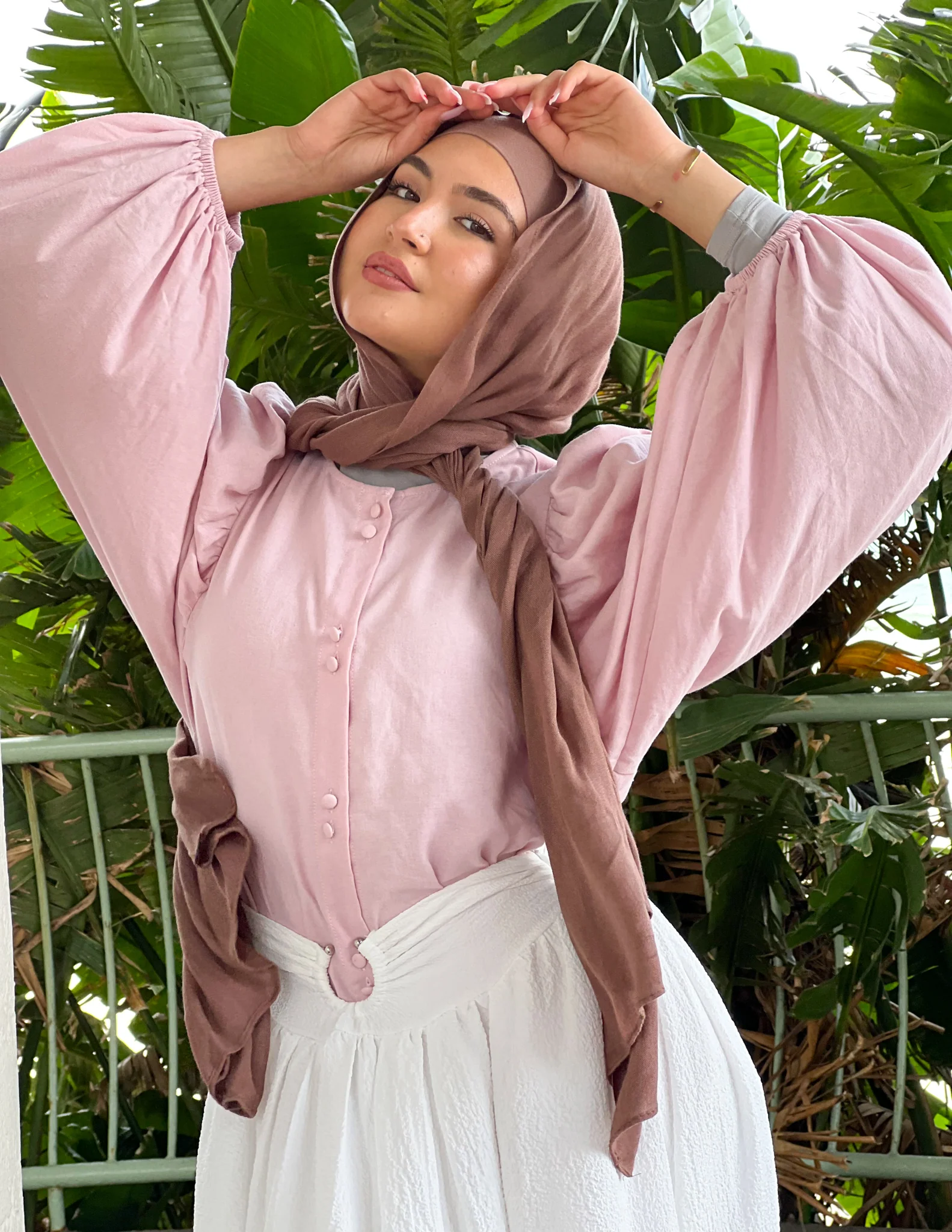 Lantern Bell Short Blouse - Image 2