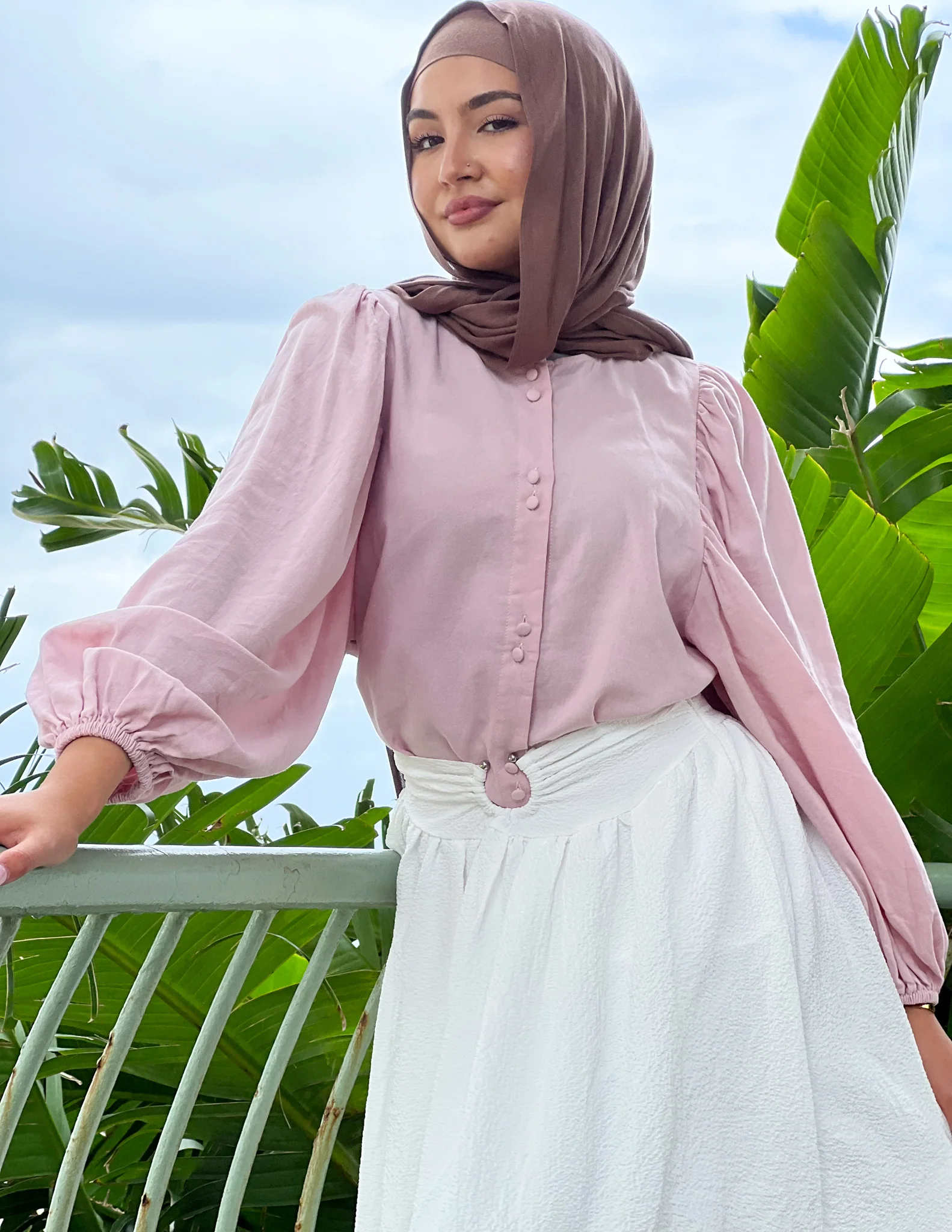 Lantern Bell Short Blouse - Image 4