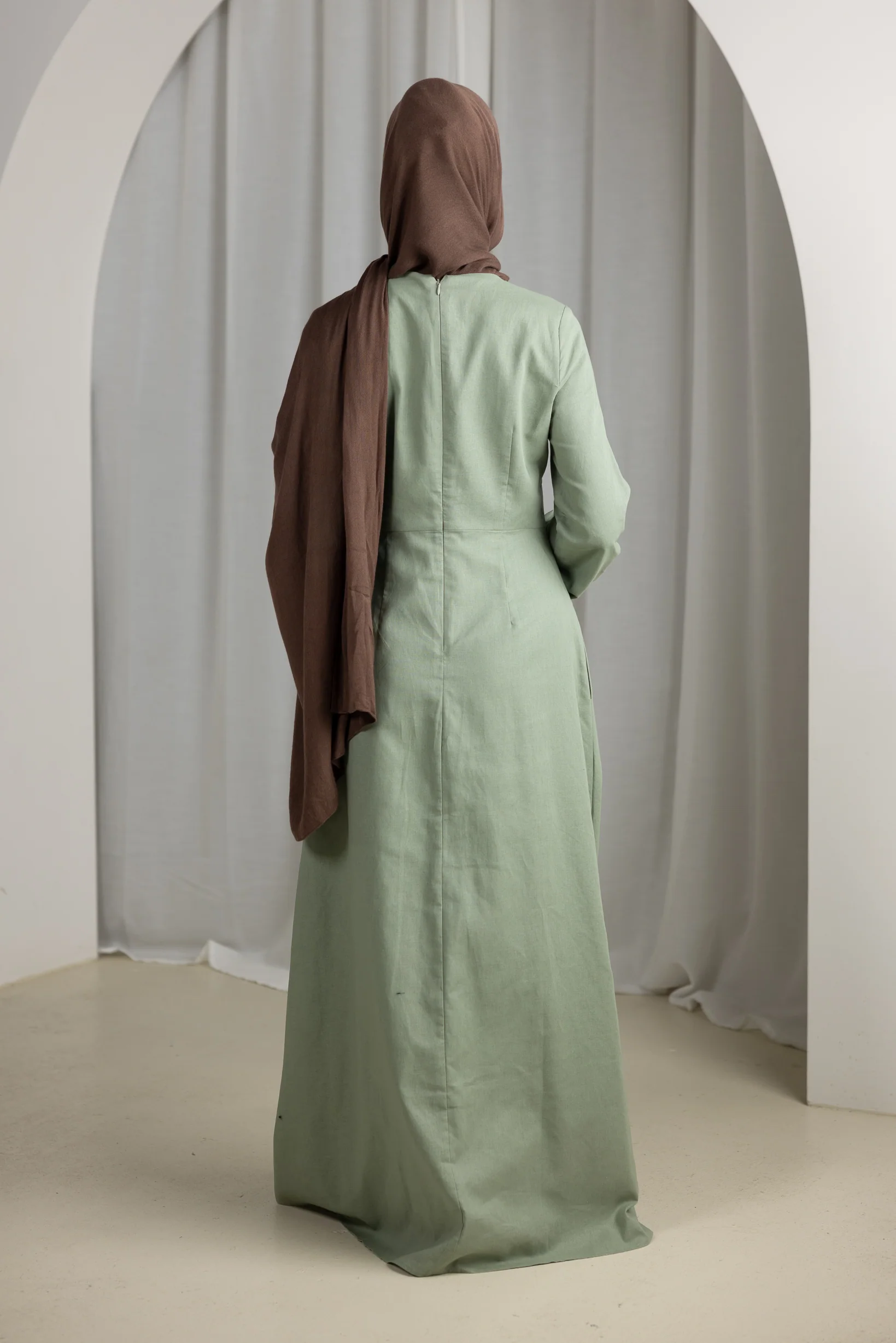 Larisa Linen Maxi Dress - Image 4