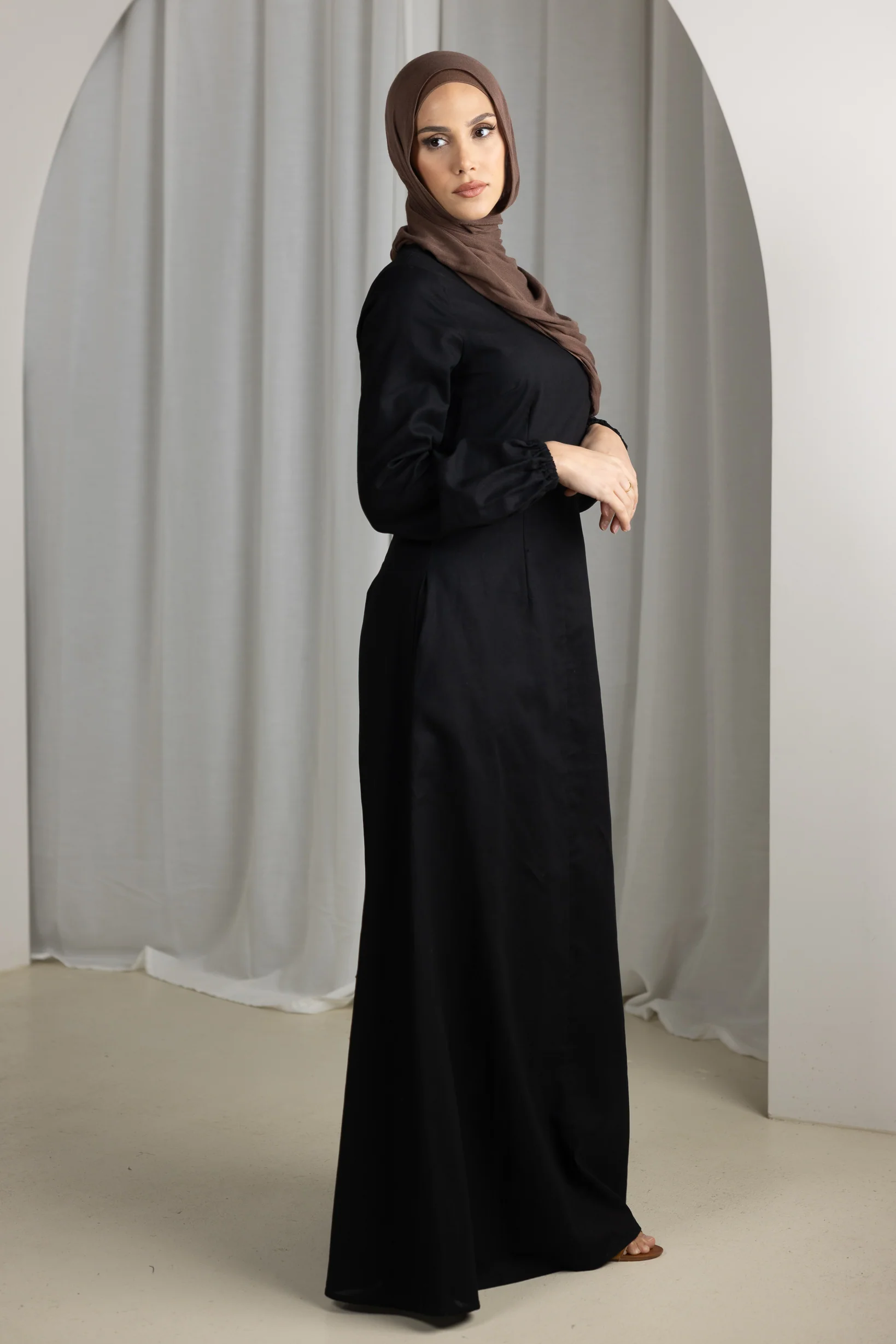 Larisa Linen Maxi Dress - Image 6