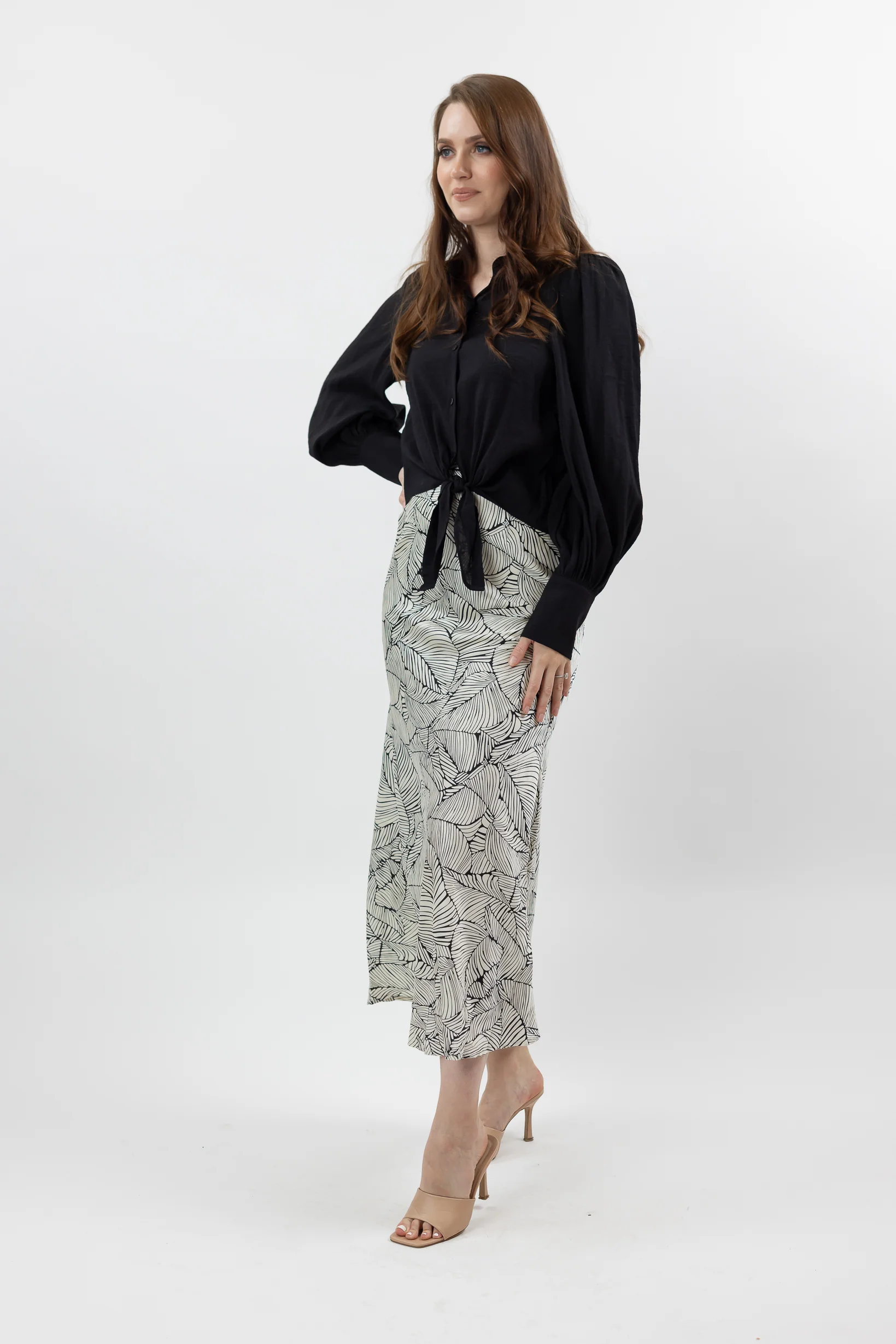 Leafy Maxi Skirt - Image 3