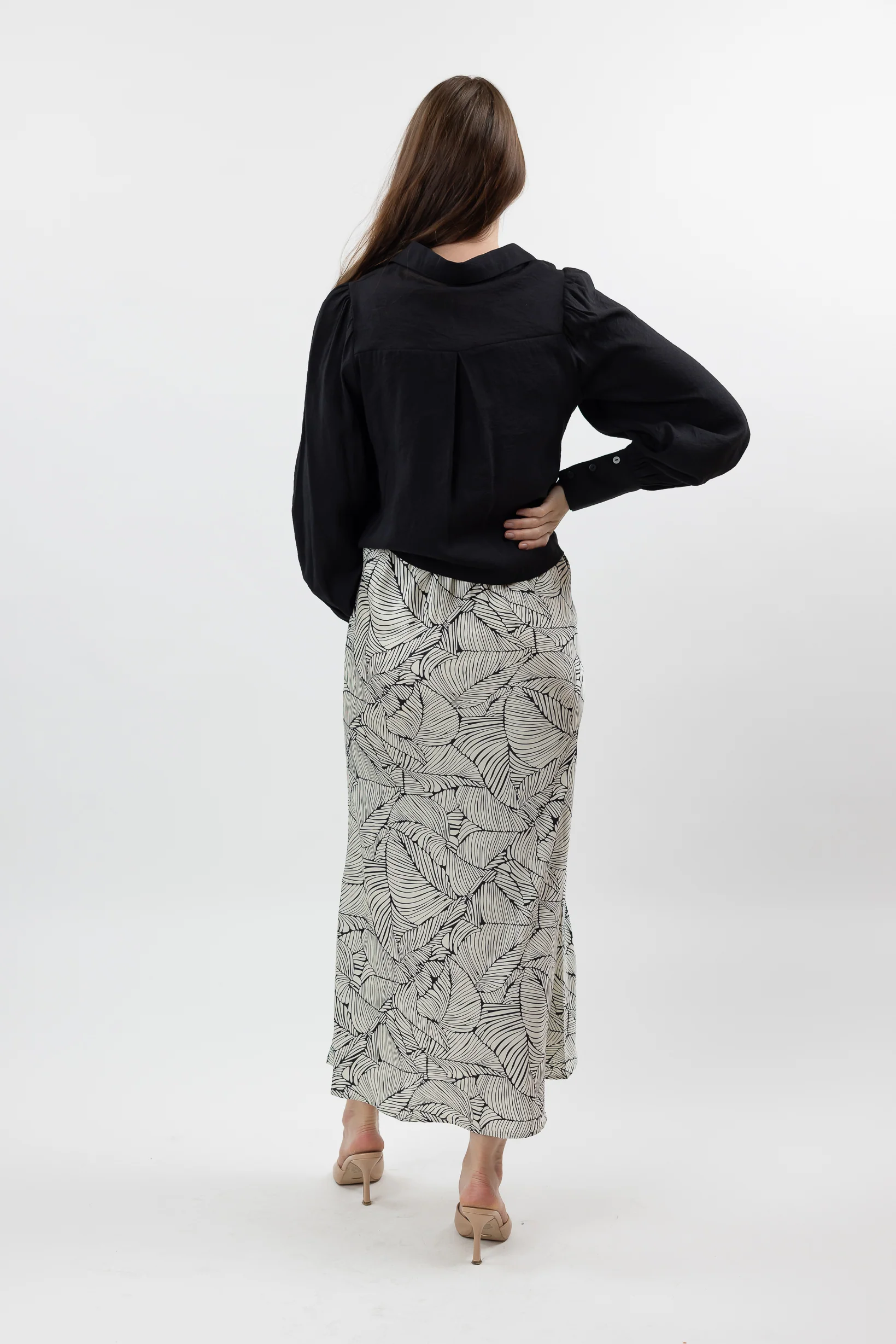 Leafy Maxi Skirt - Image 4