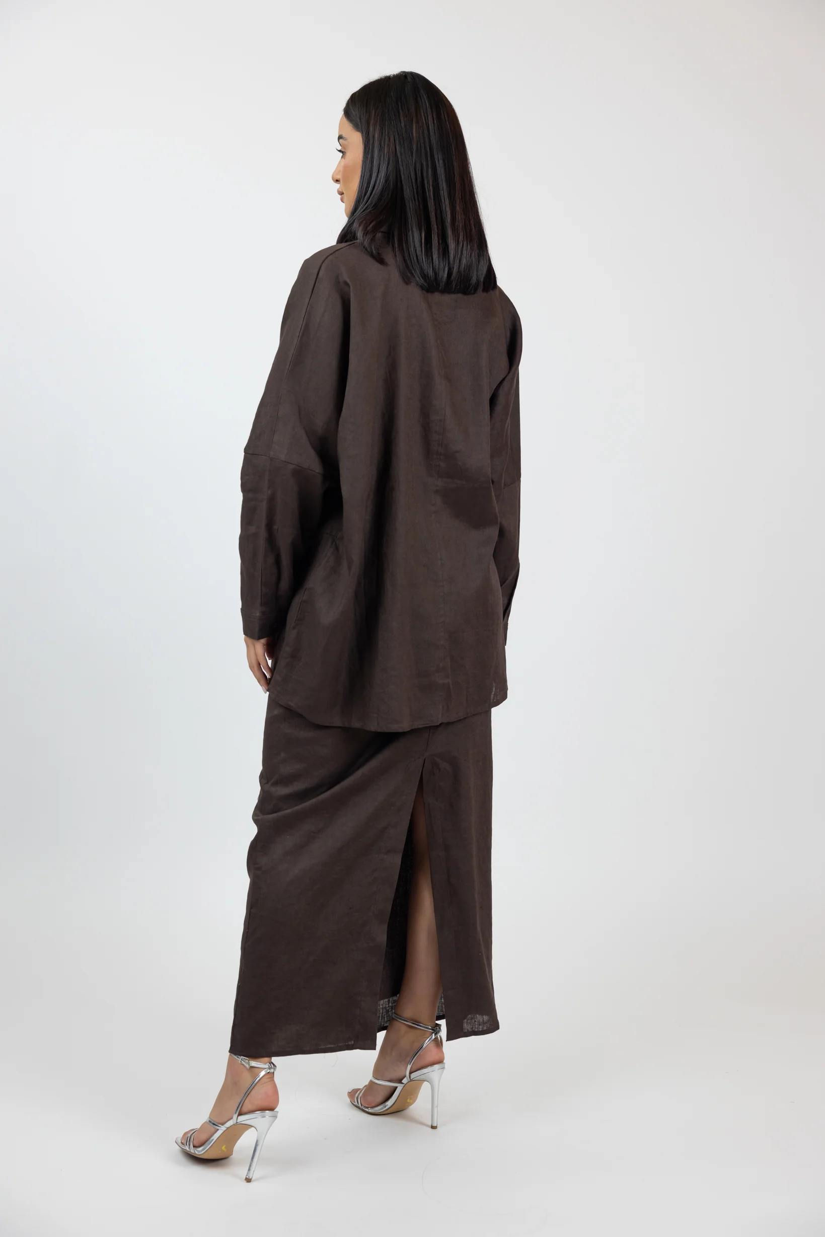 Leanne 100% Linen Skirt - Image 6