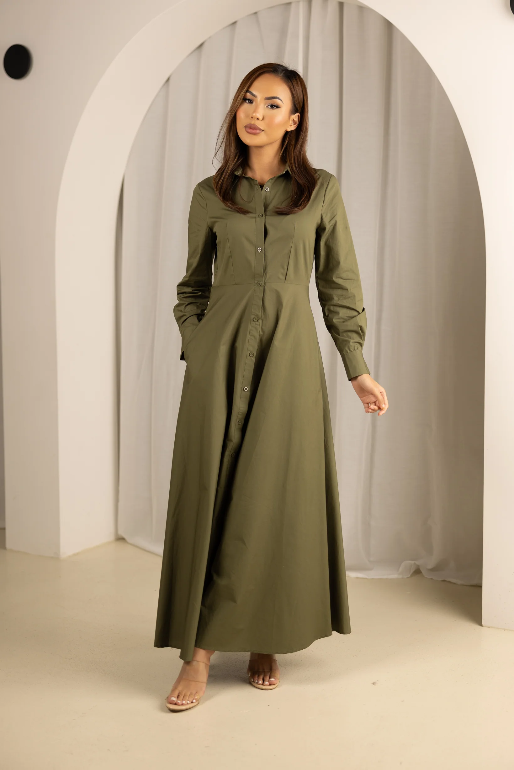 Letitia Maxi Shirt Dress - Image 2