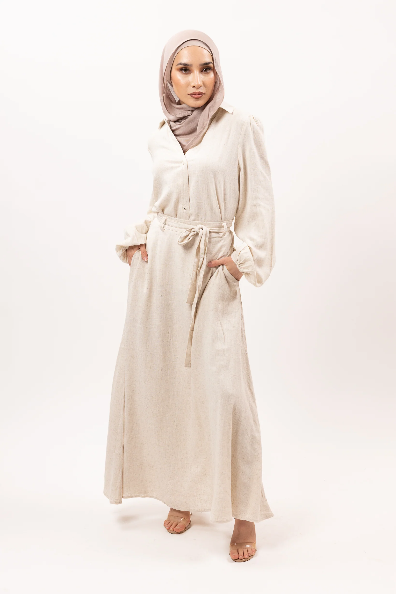 Linen A Line Skirt - Image 10