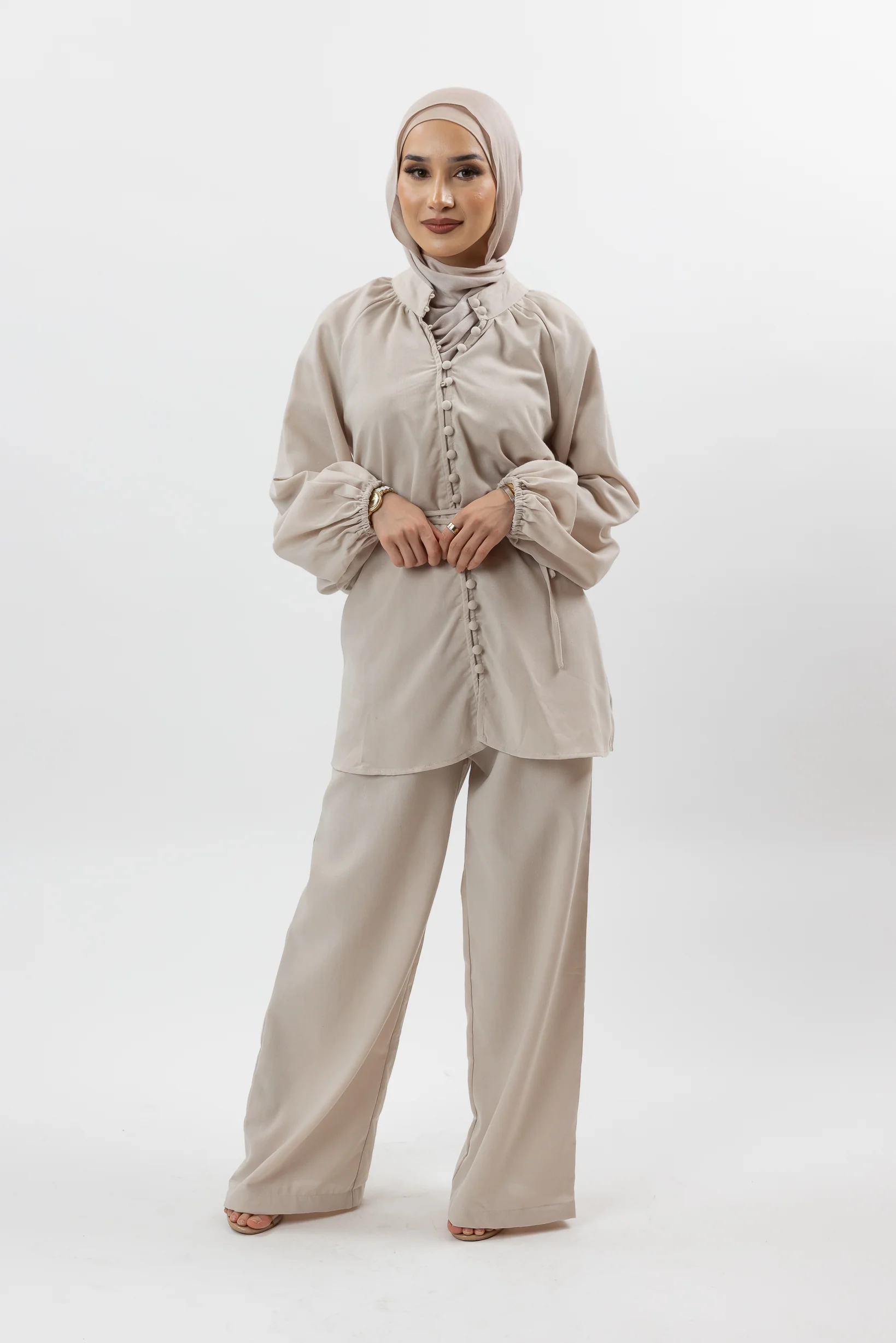Linen Drawstring Pants - Image 19