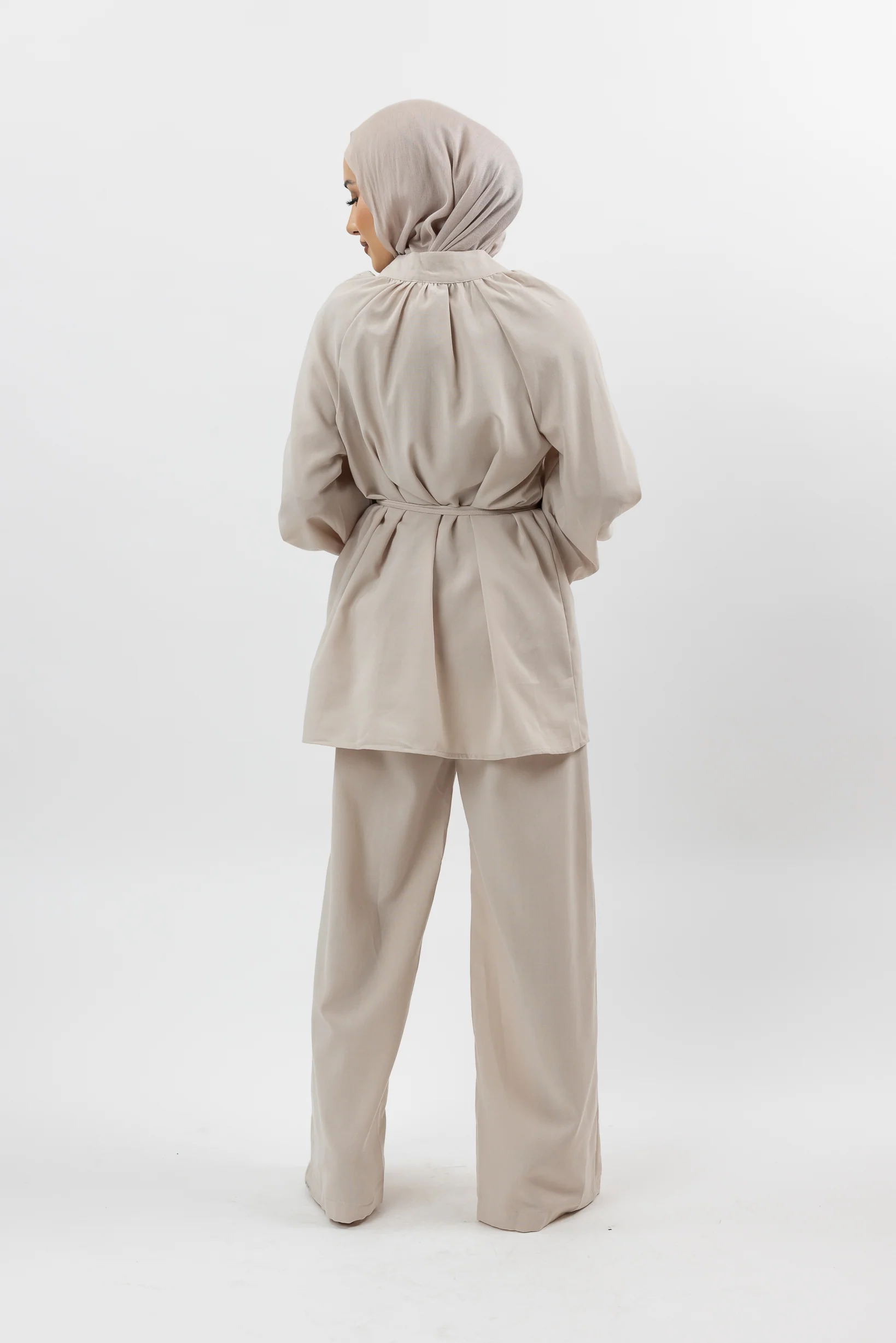 Linen Drawstring Pants - Image 20